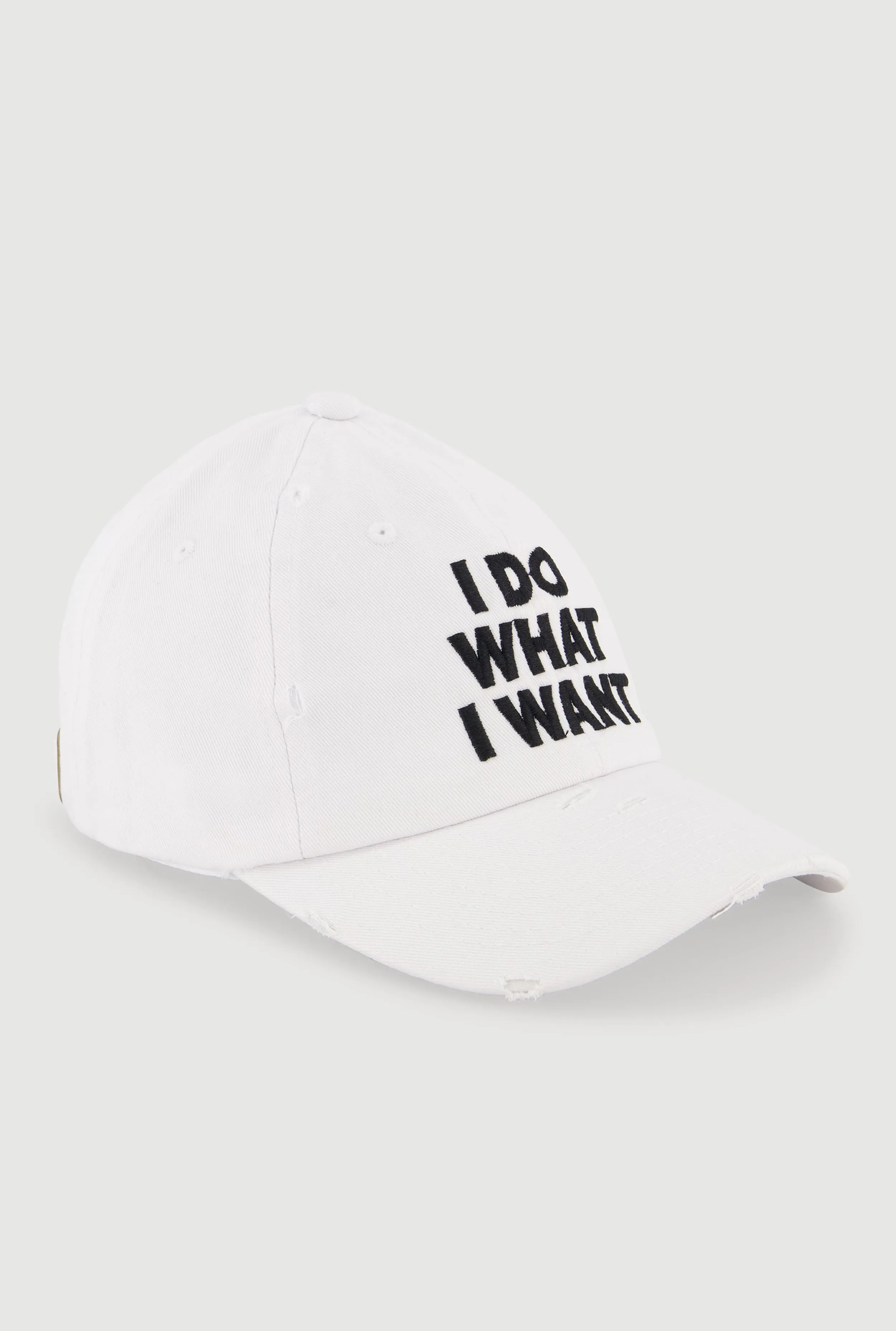 I Do What I Want Baseball Cap sold by Rainbow product image thumbnail 2
