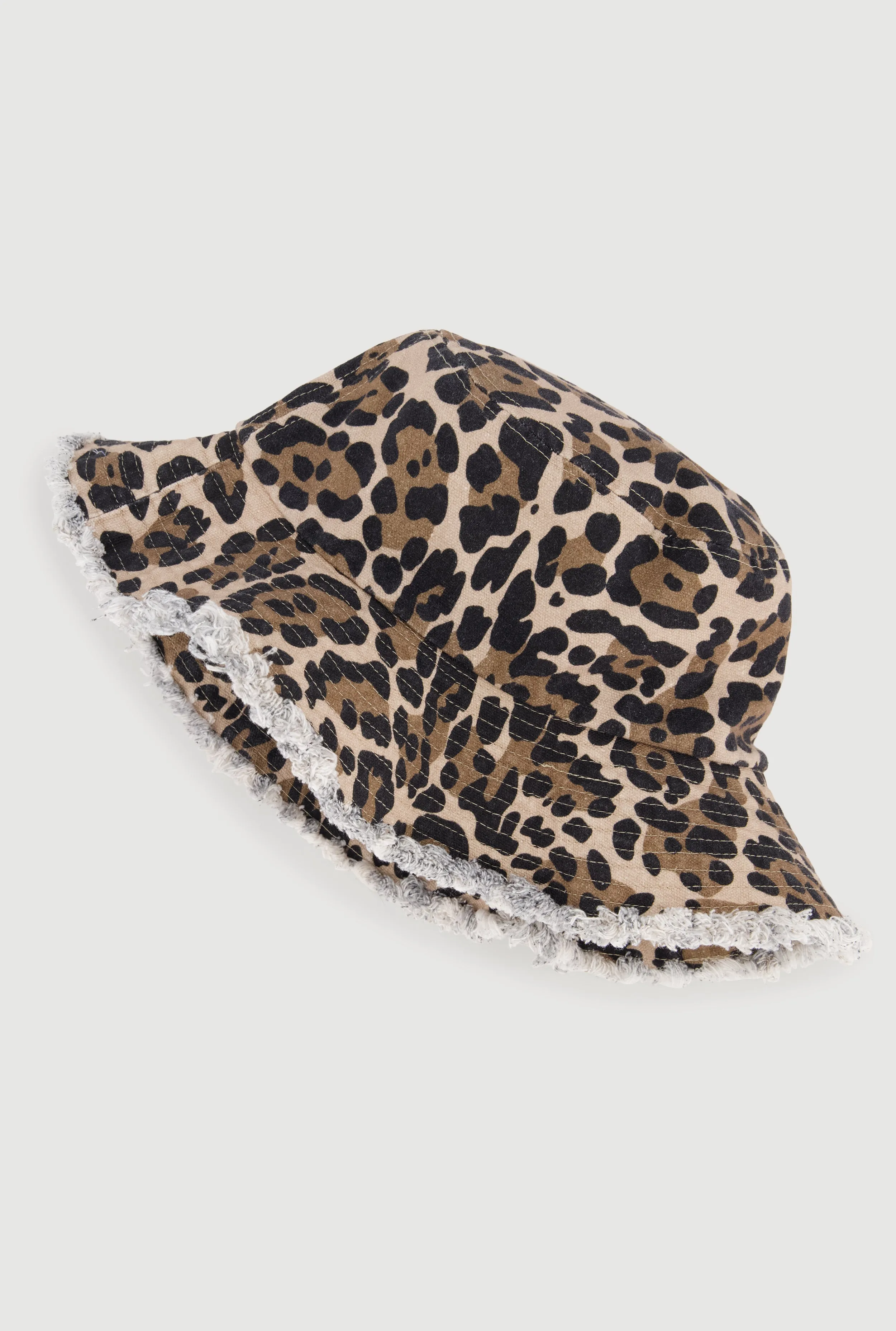 Jaguar Print Frayed Bucket Hat sold by Rainbow product image thumbnail 5