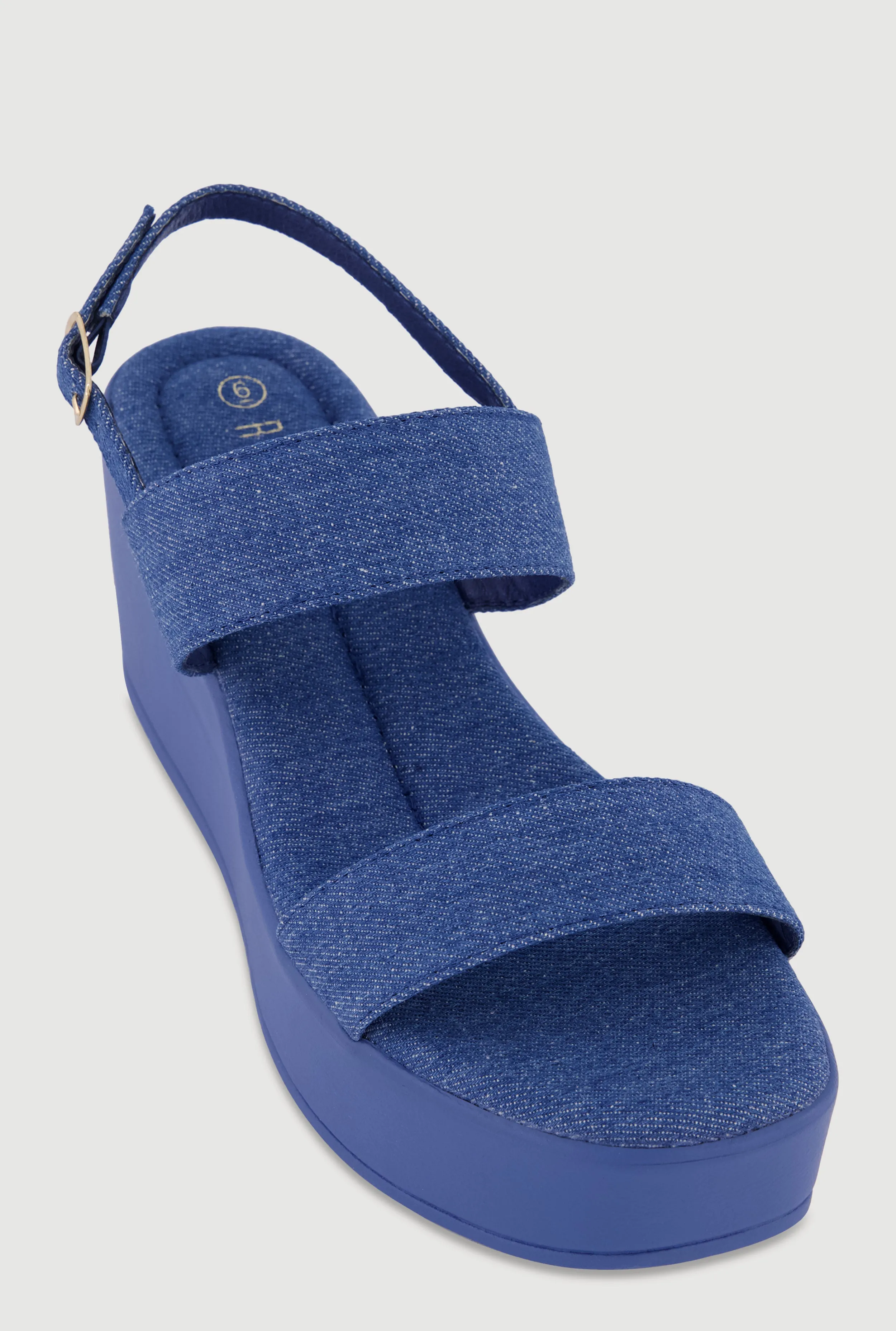 Square Toe Ankle Strap Wedges sold by Rainbow product image thumbnail 2