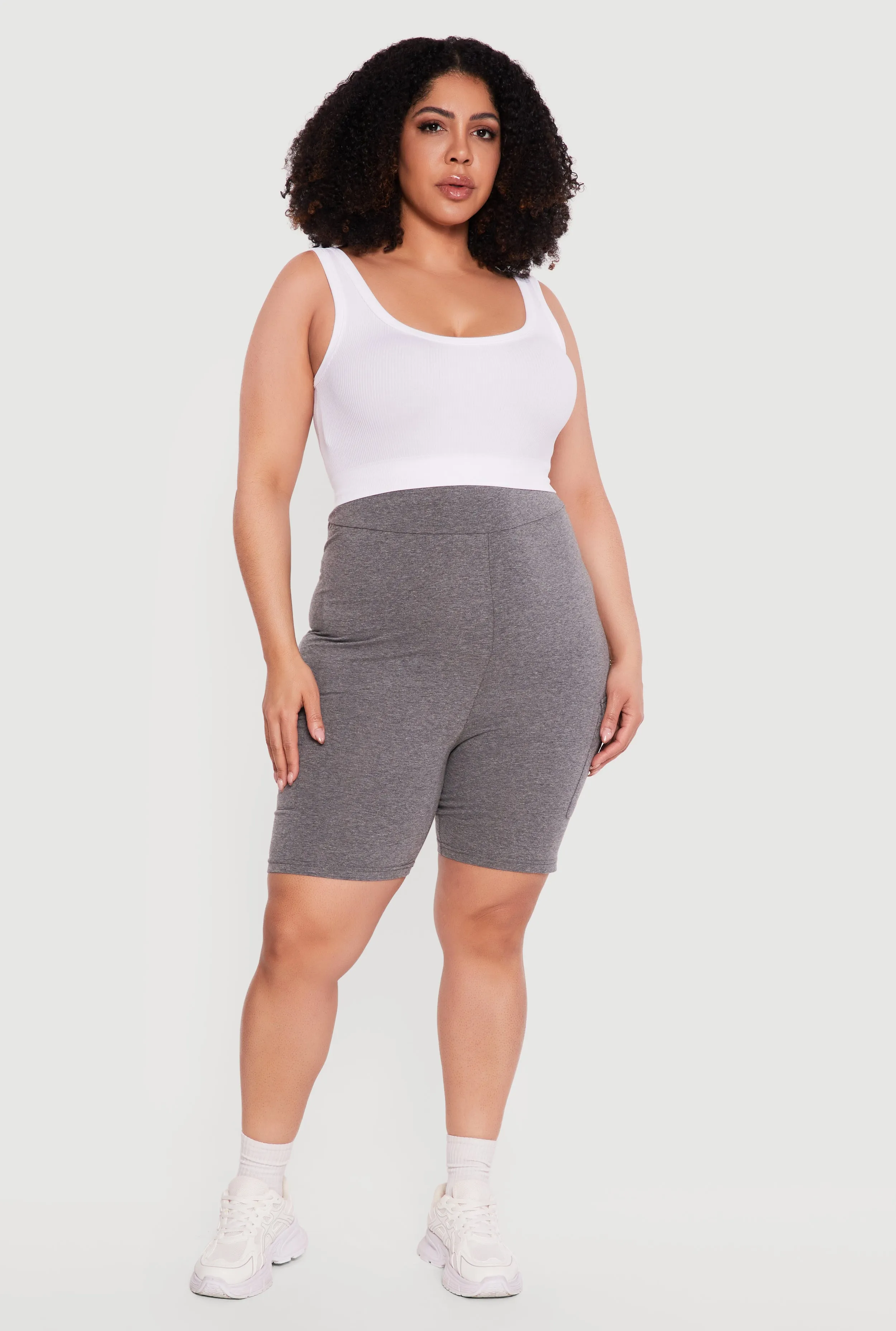 Plus Size Cargo Bike Shorts sold by Rainbow product image thumbnail 2
