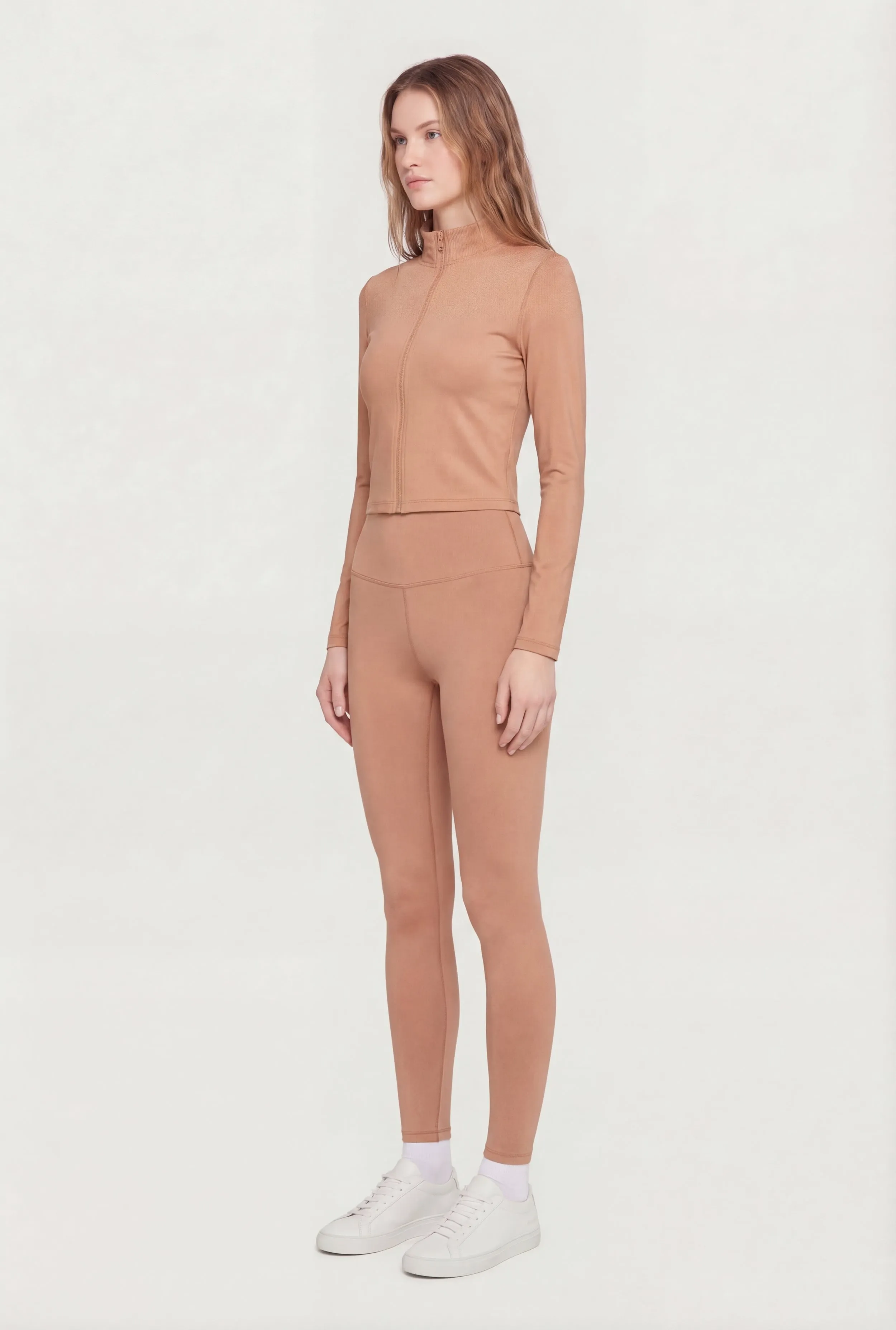 Mock Neck Zip Front Active Jacket sold by Rainbow product image thumbnail 3