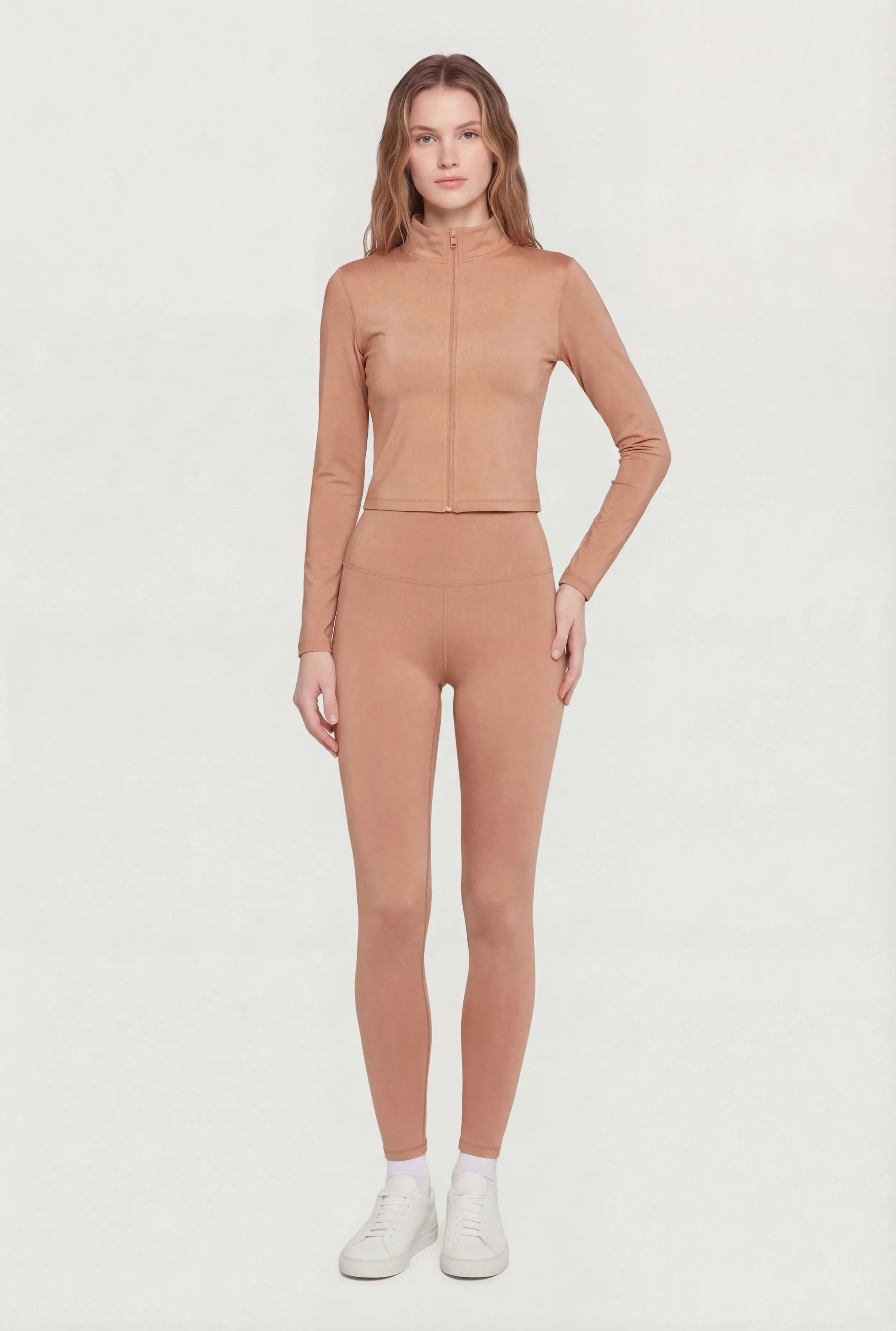 Mock Neck Zip Front Active Jacket sold by Rainbow product image thumbnail 2