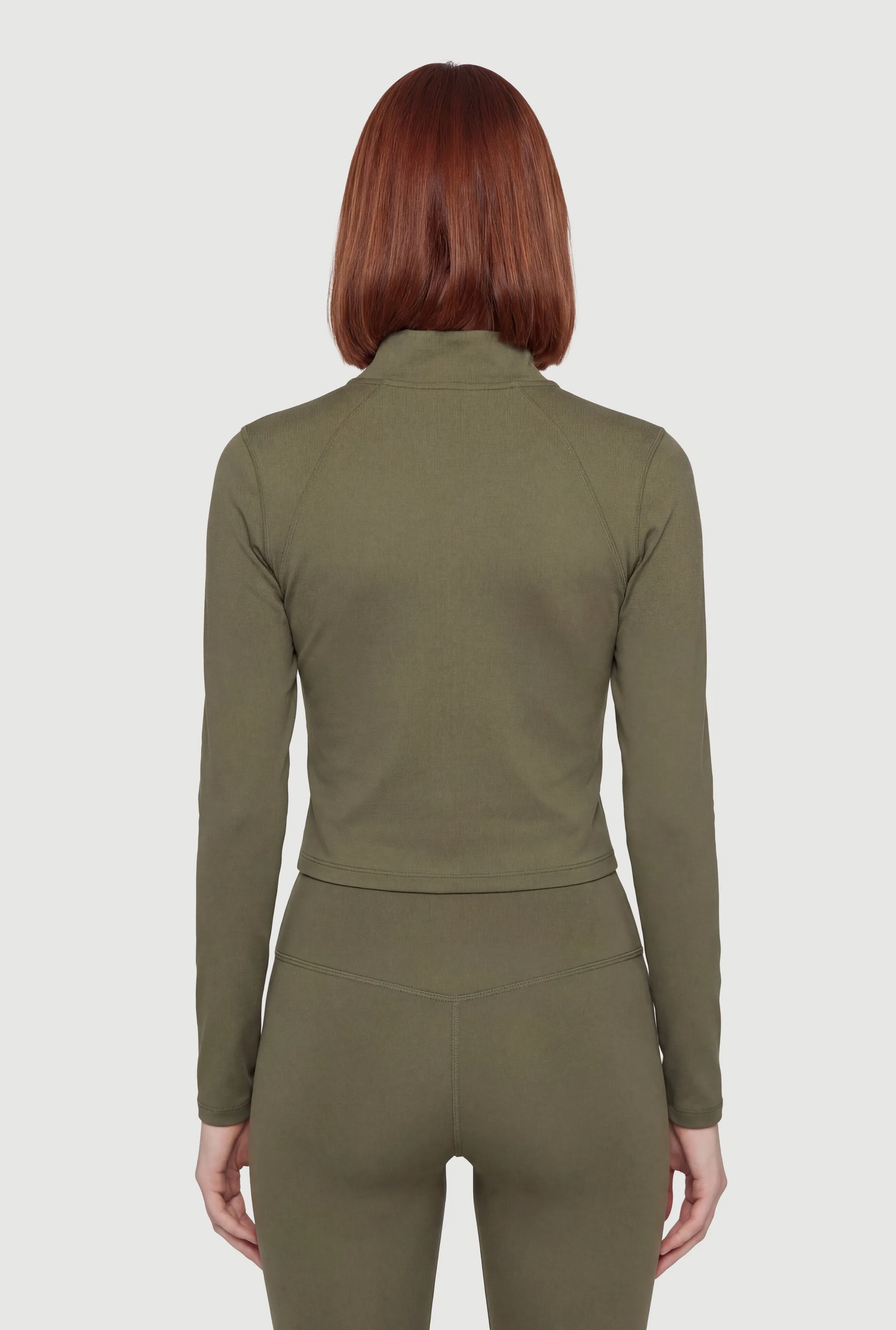 Mock Neck Zip Front Active Jacket sold by Rainbow product image thumbnail 5