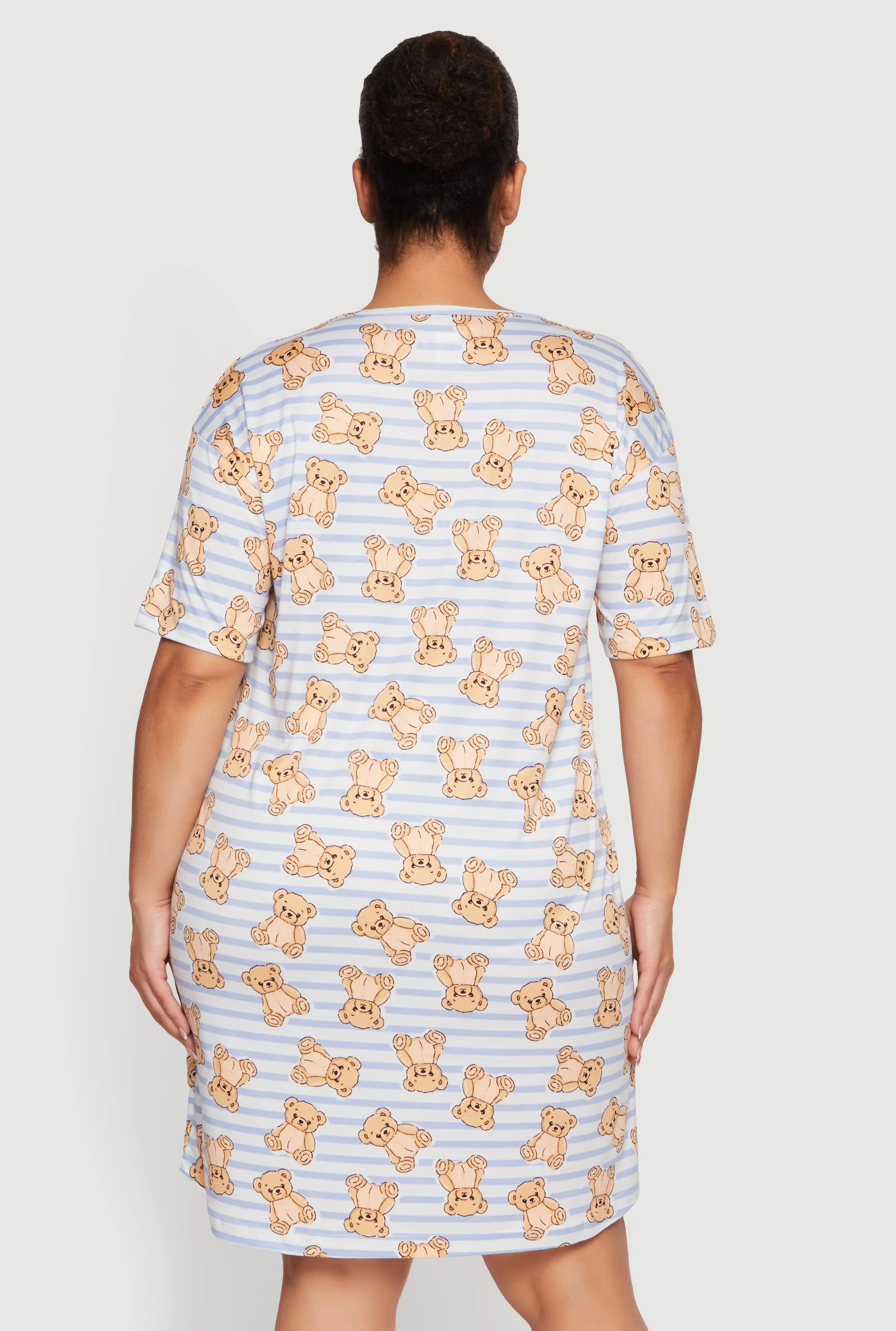 Plus Size I Love You More Than I Can Bear Graphic Sleepshirt sold by Rainbow product image thumbnail 2