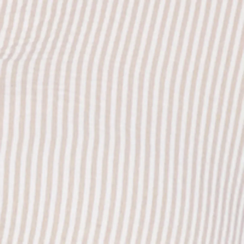 Plus Size Striped Flutter Sleeve Button Front Shirt sold by Rainbow product image thumbnail 4