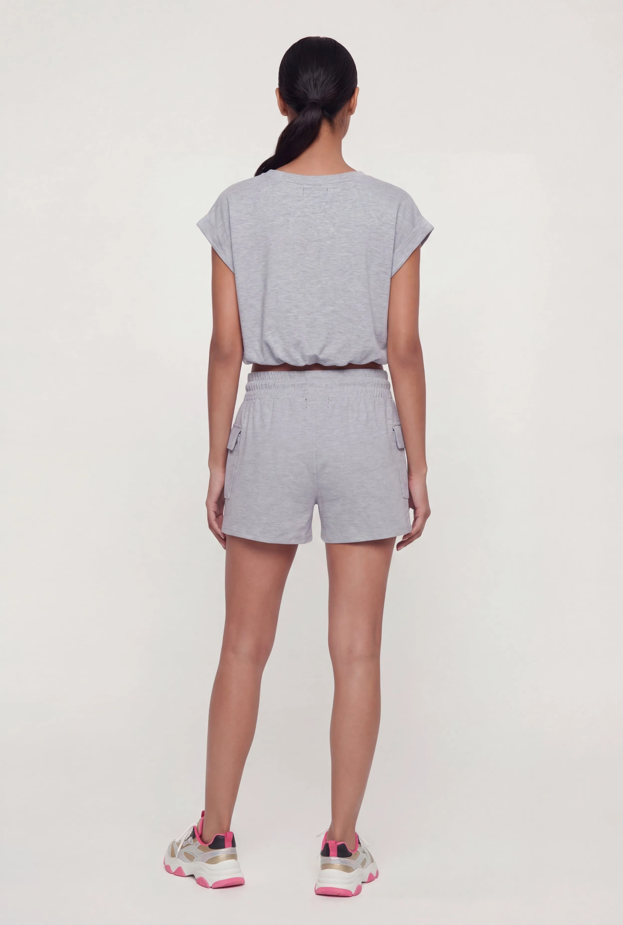 Cargo Pocket Drawstring Waist Shorts sold by Rainbow product image thumbnail 5