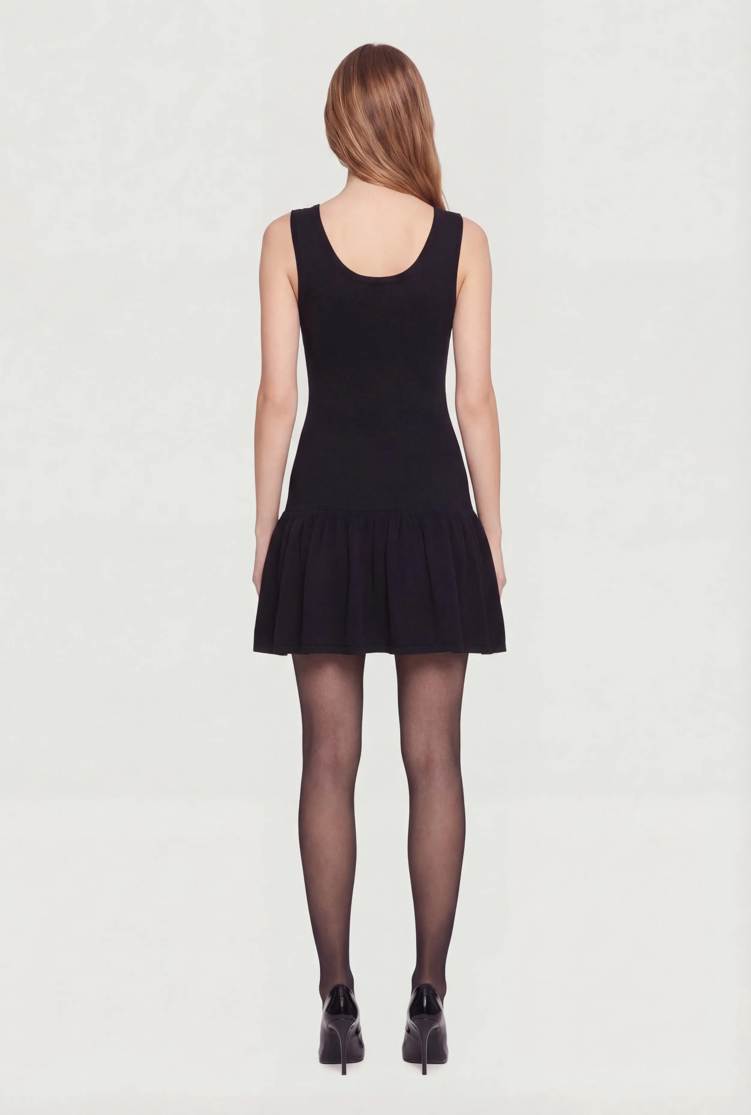 Cable Knit Scoop Neck Mini Skater Dress sold by Rainbow product image thumbnail 3