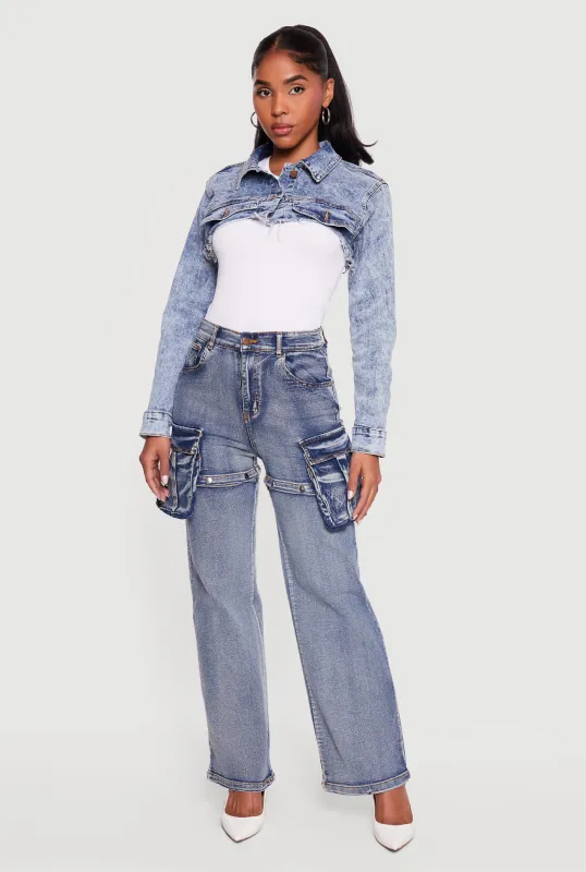 Convertible Cargo Jeans made by Daisy