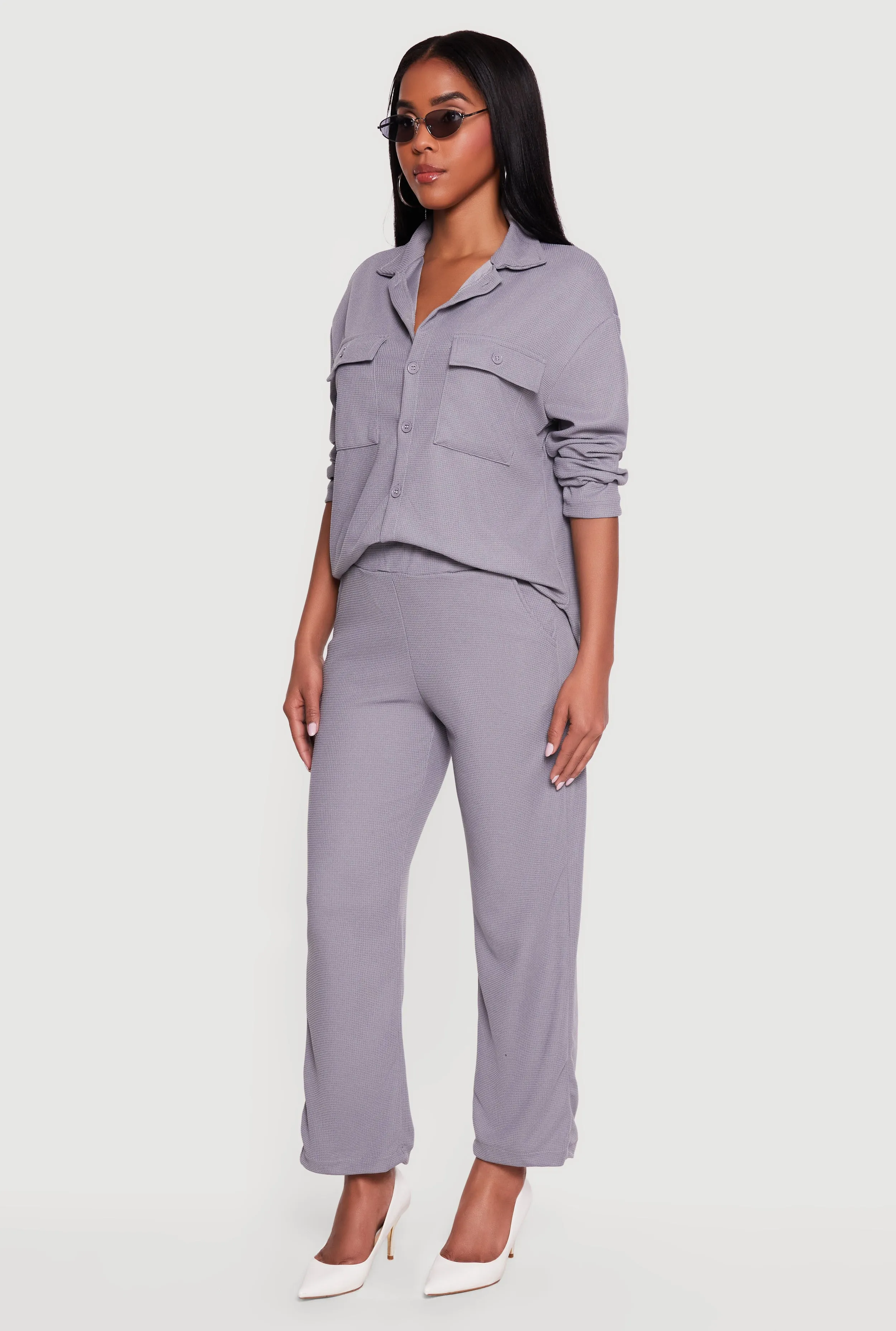 Textured Knit Wide Leg Pants sold by Rainbow product image thumbnail 2