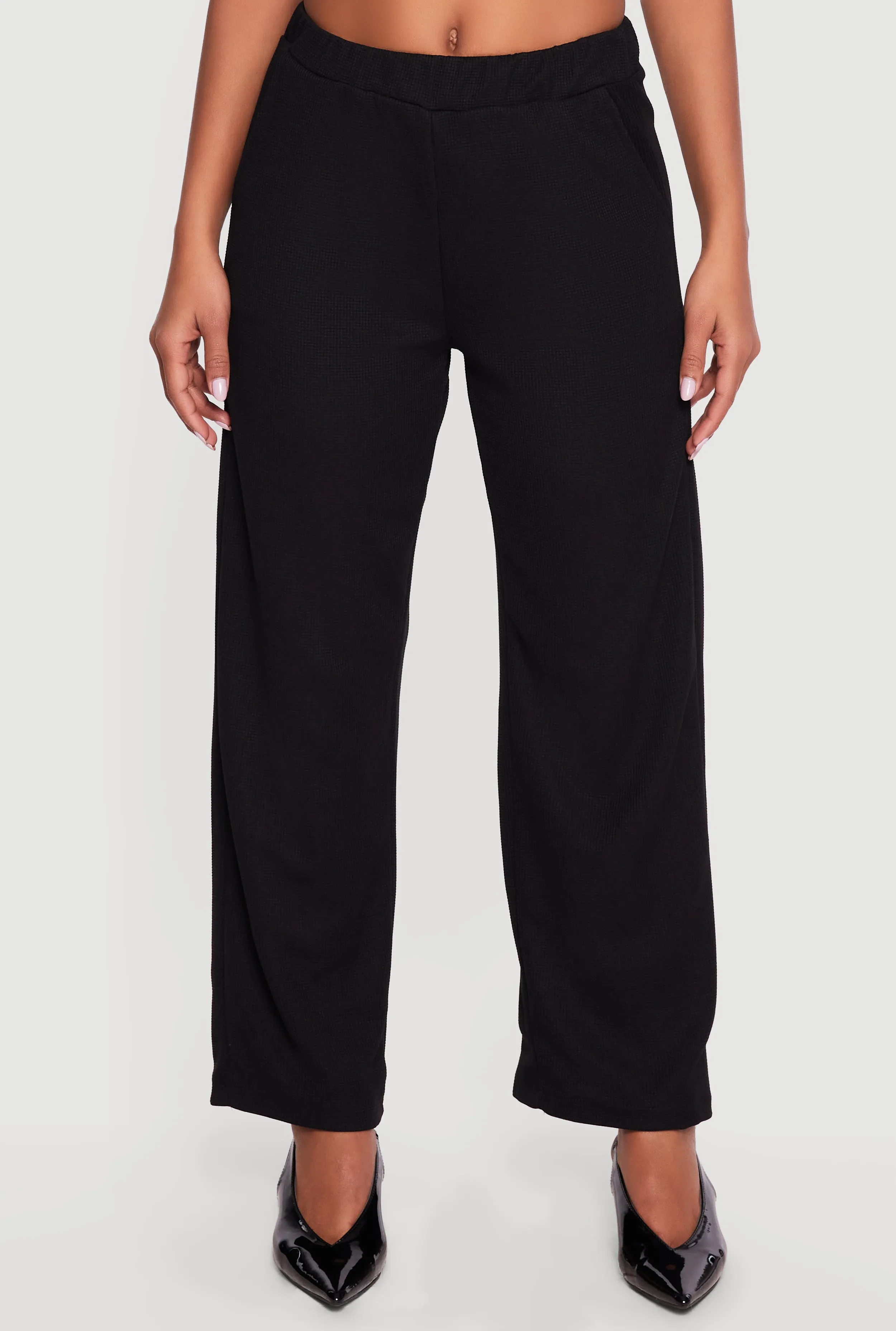 Textured Knit Wide Leg Pants sold by Rainbow product image thumbnail 3