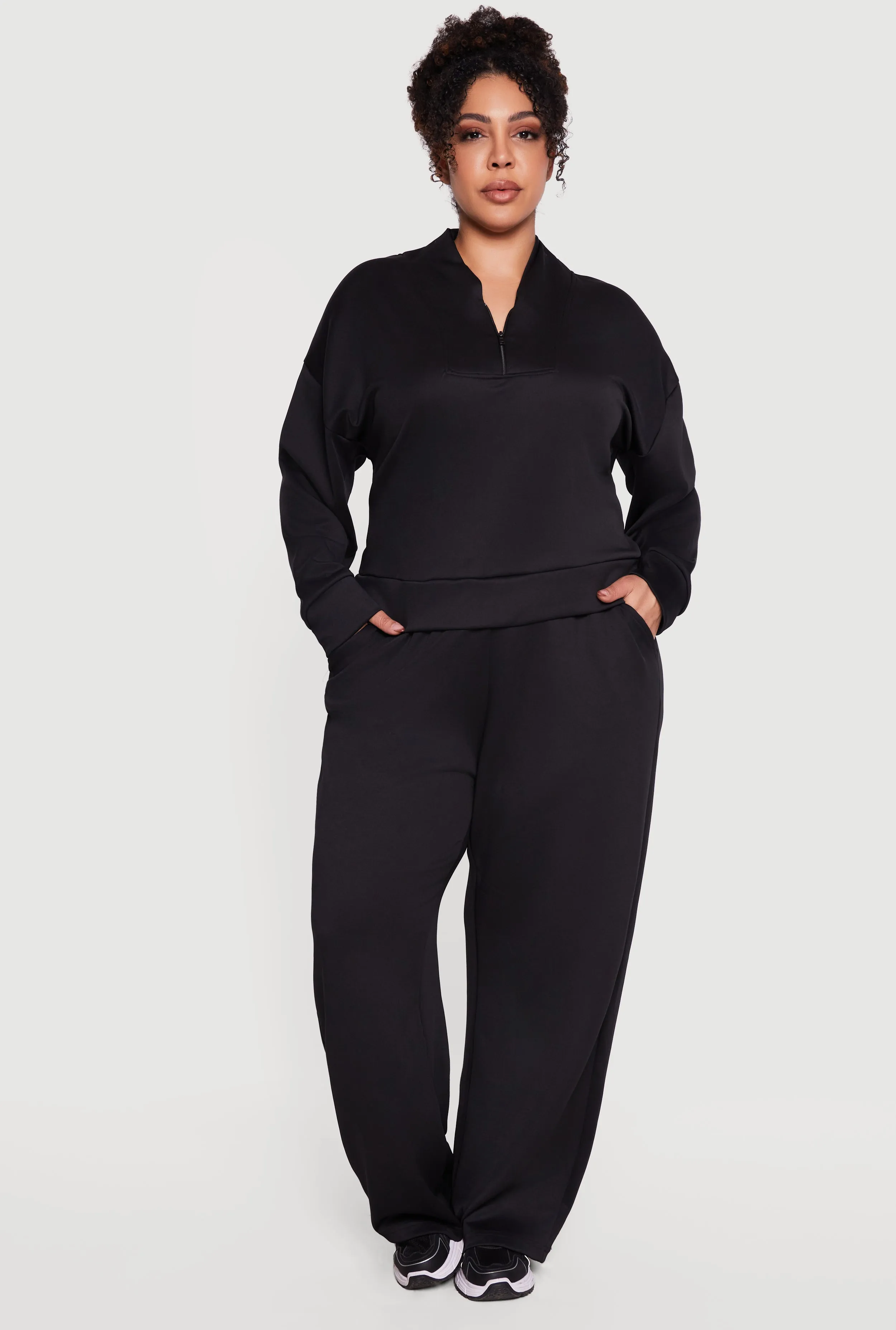 Plus Size Wide Leg Active Pants sold by Rainbow