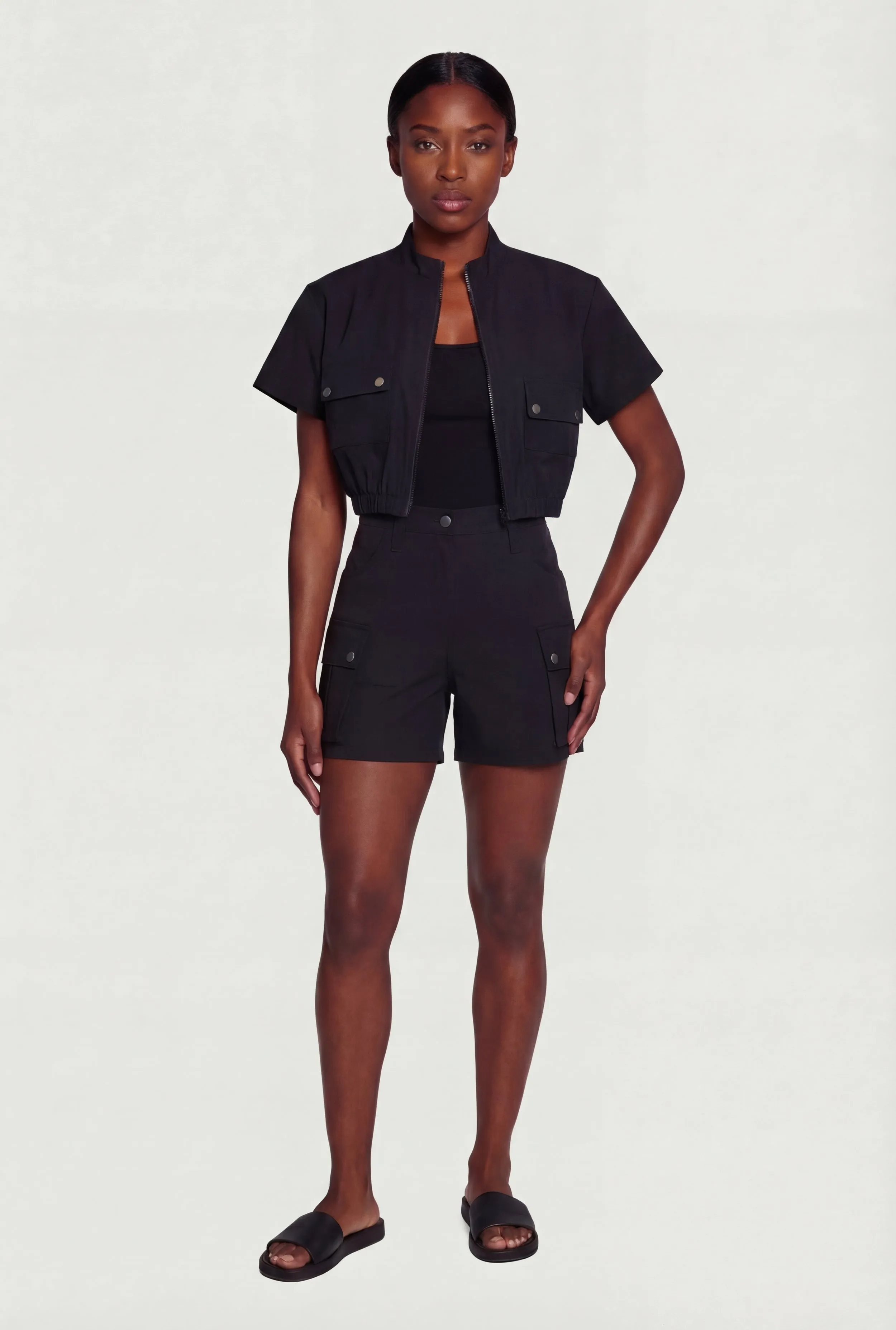 High Waisted Cargo Shorts sold by Rainbow product image thumbnail 3