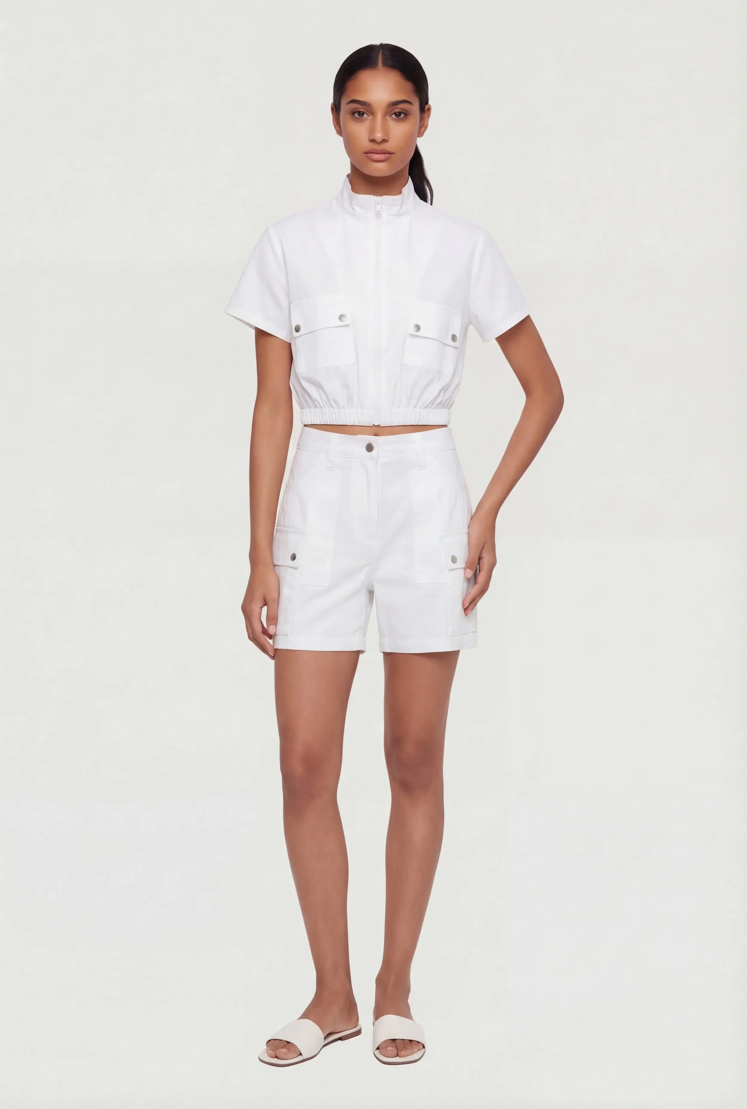 High Waisted Cargo Shorts sold by Rainbow product image thumbnail 5