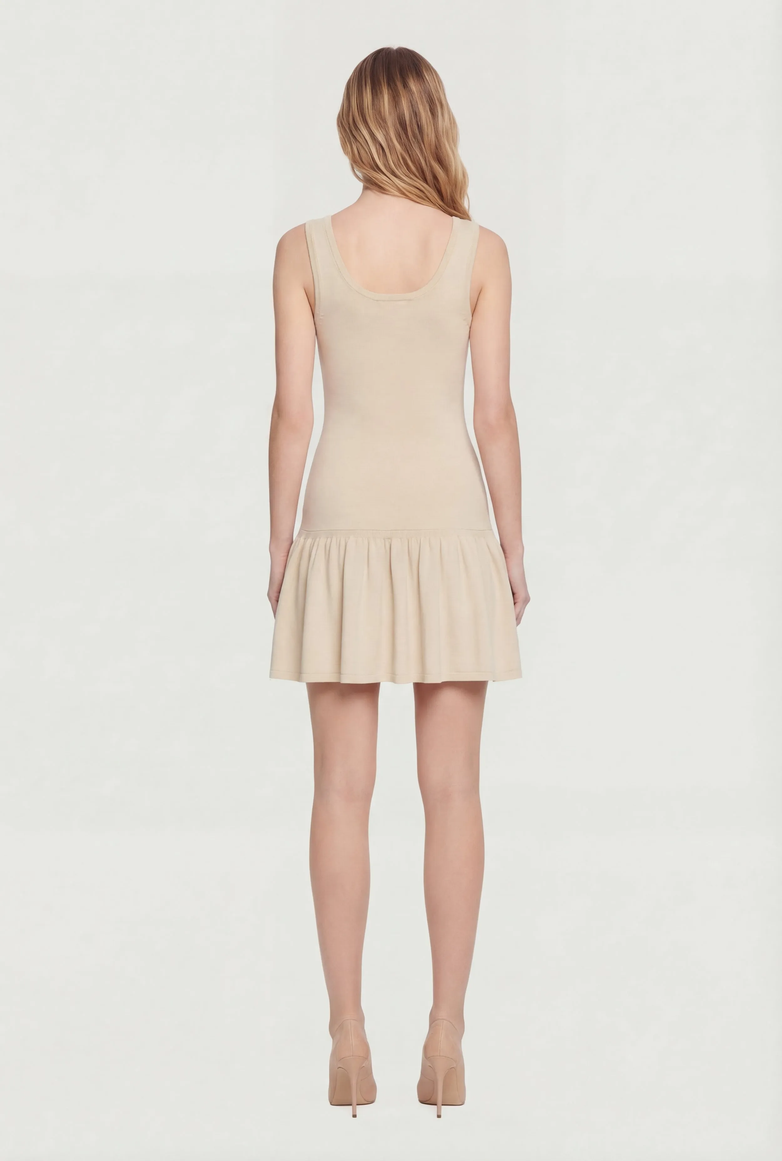 Cable Knit Scoop Neck Mini Skater Dress sold by Rainbow product image thumbnail 3