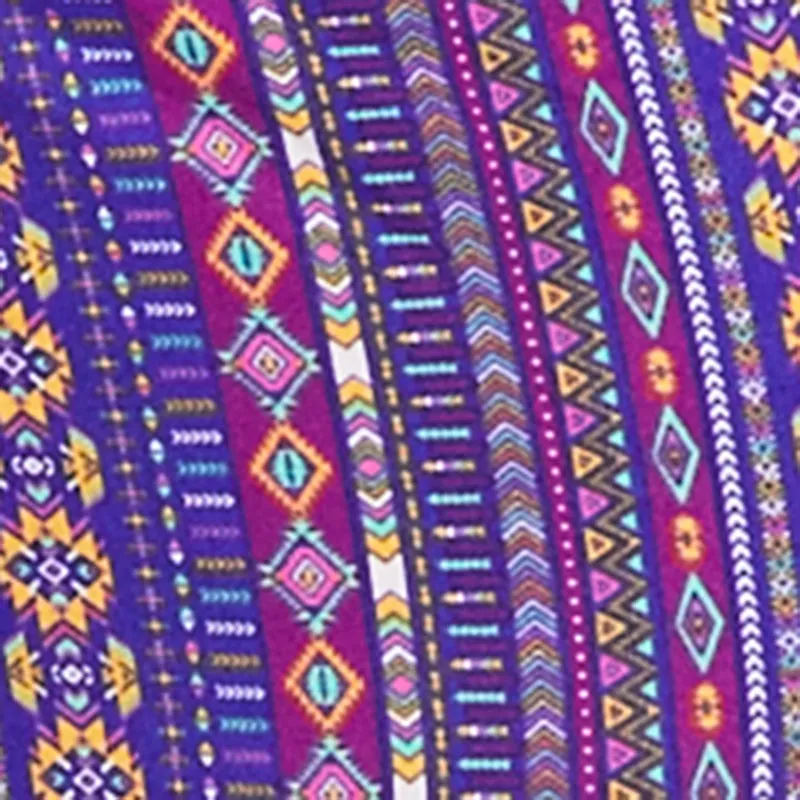 Geometric Print High Waisted Pull On Flare Pants sold by Rainbow product image thumbnail 4