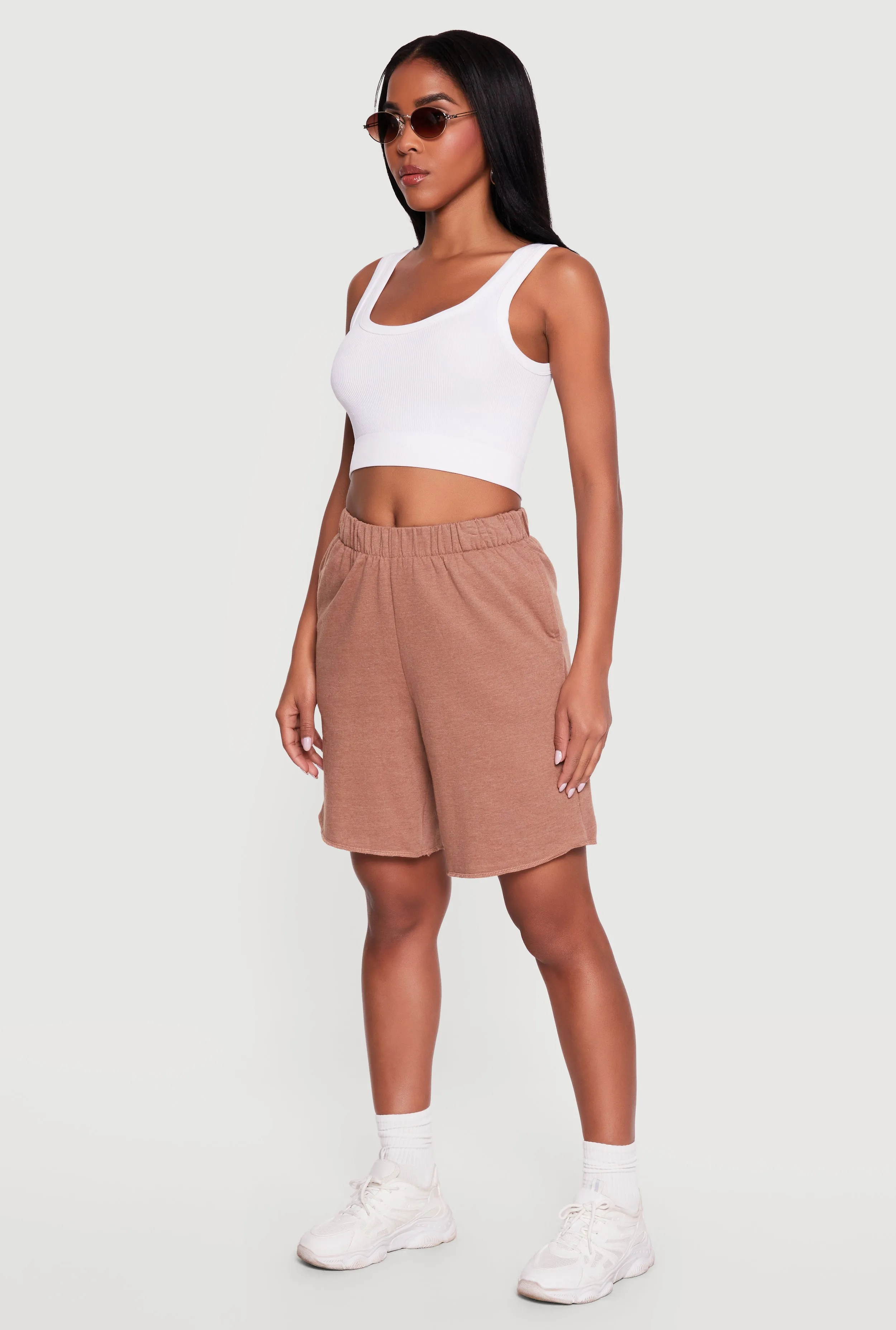 Elastic Waist Pull On Sweatshorts sold by Rainbow product image thumbnail 2