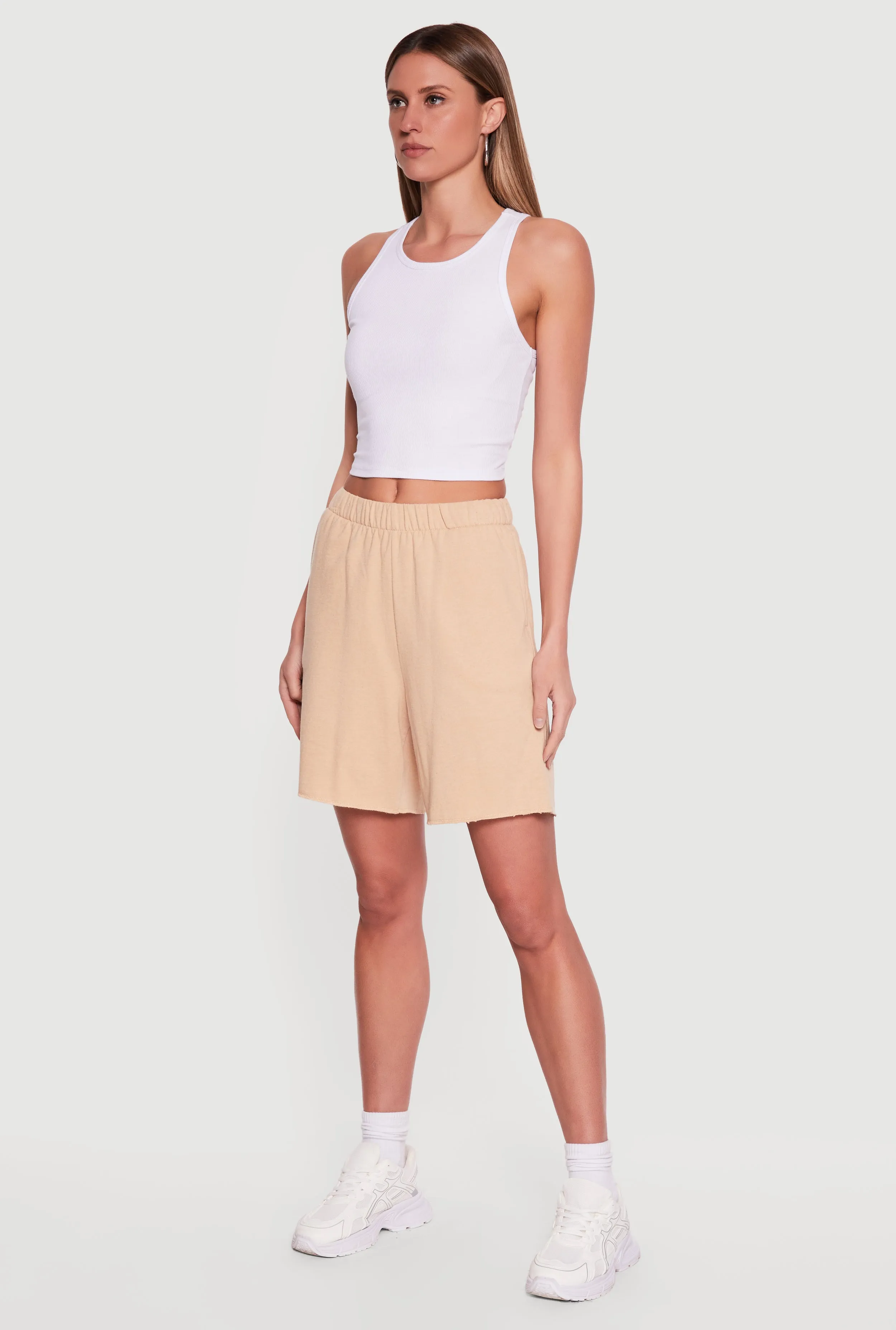 Elastic Waist Pull On Sweatshorts sold by Rainbow product image thumbnail 2