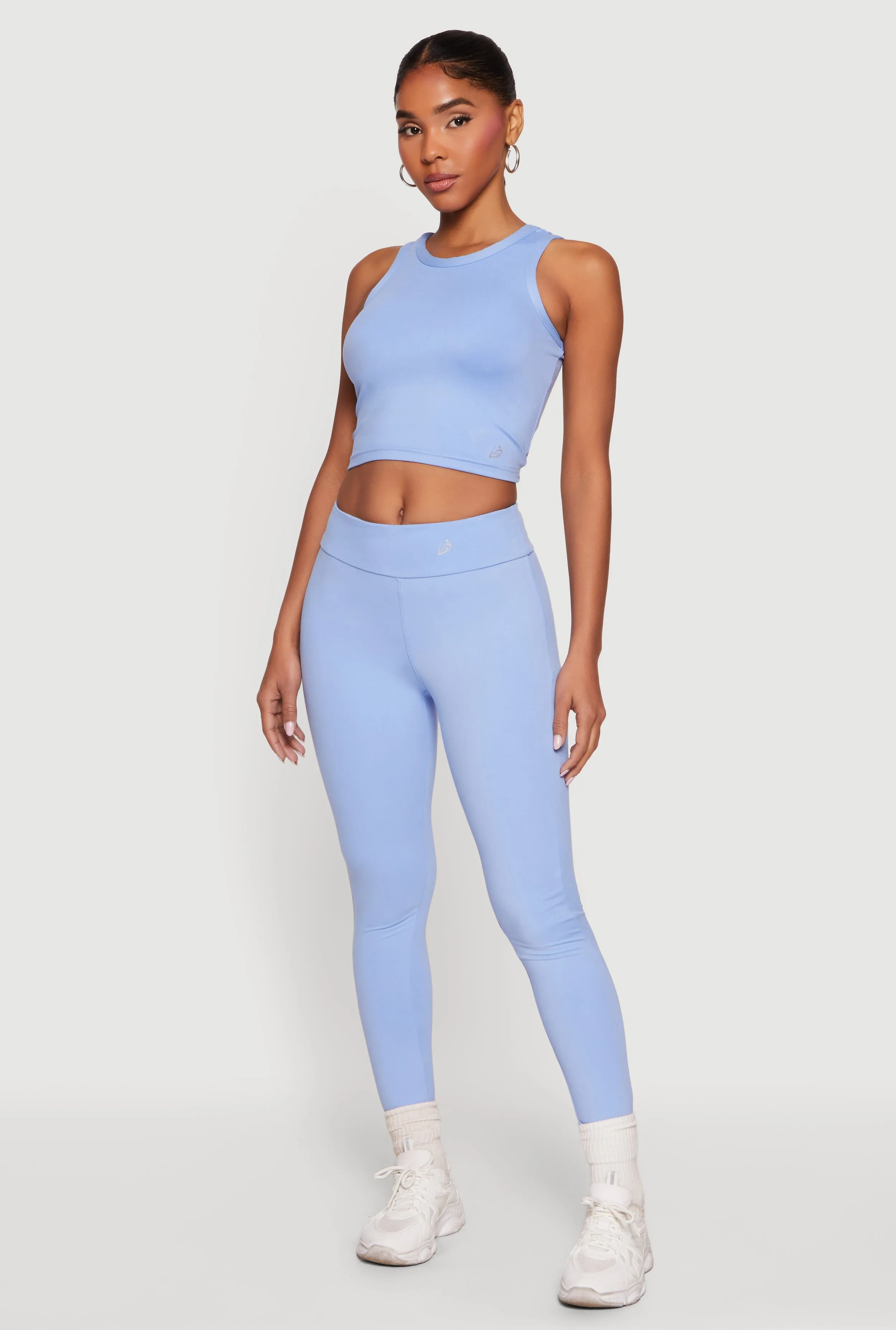 Mid Rise Solid Leggings sold by Rainbow