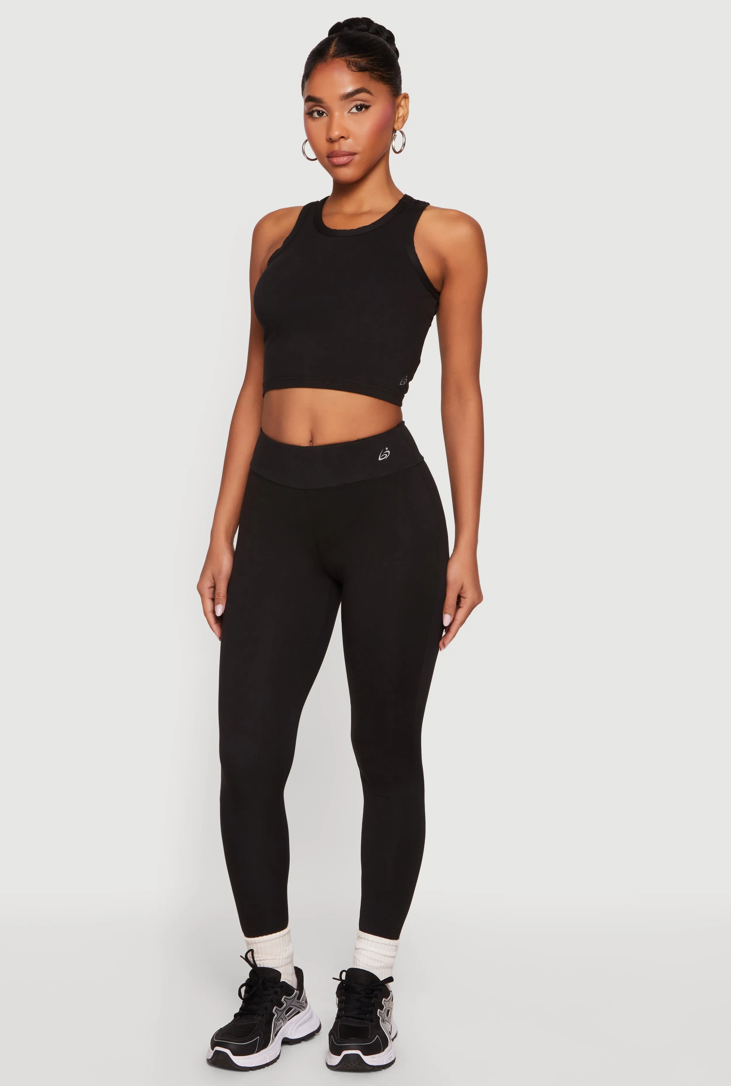 Mid Rise Solid Leggings sold by Rainbow