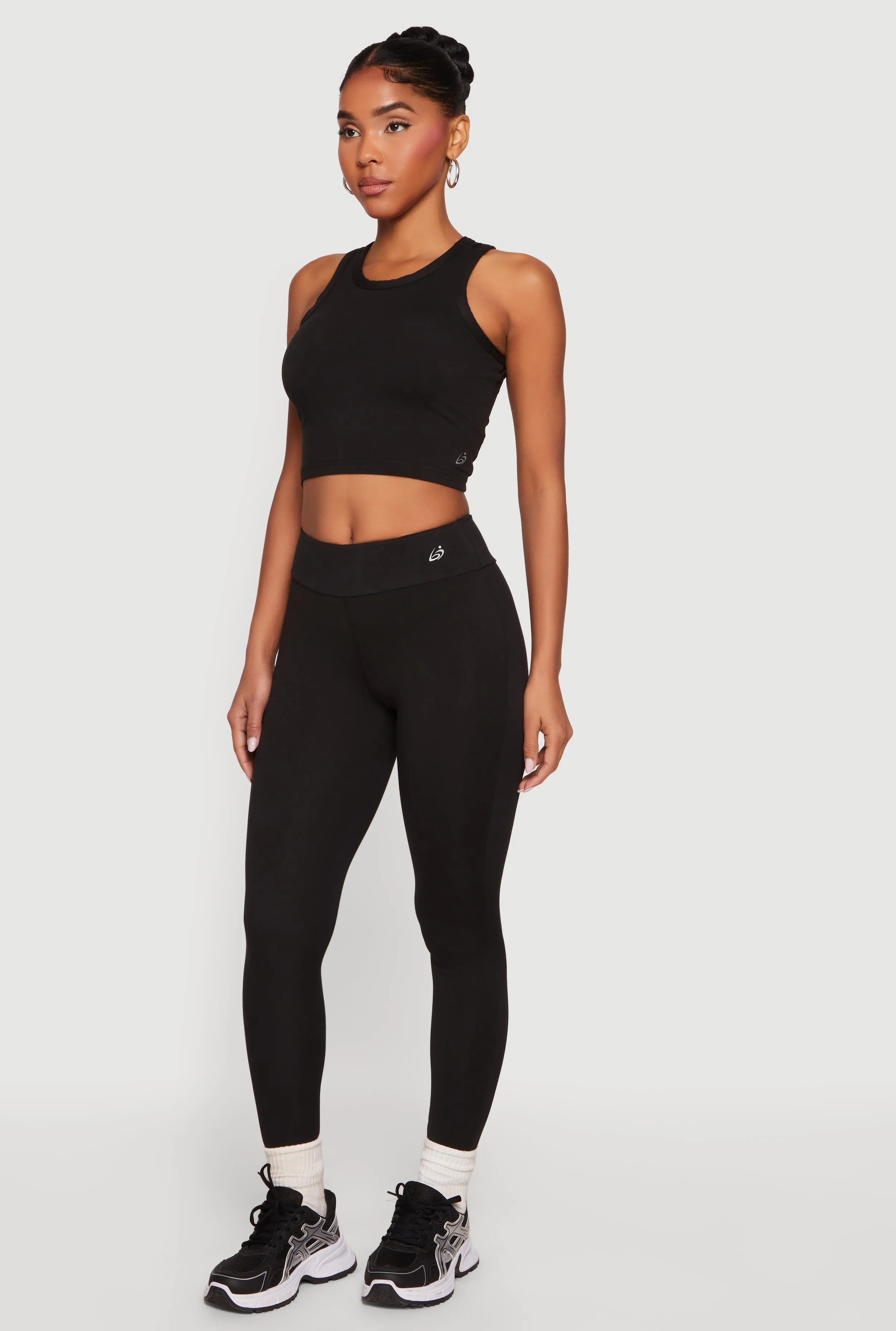Mid Rise Solid Leggings sold by Rainbow product image thumbnail 2