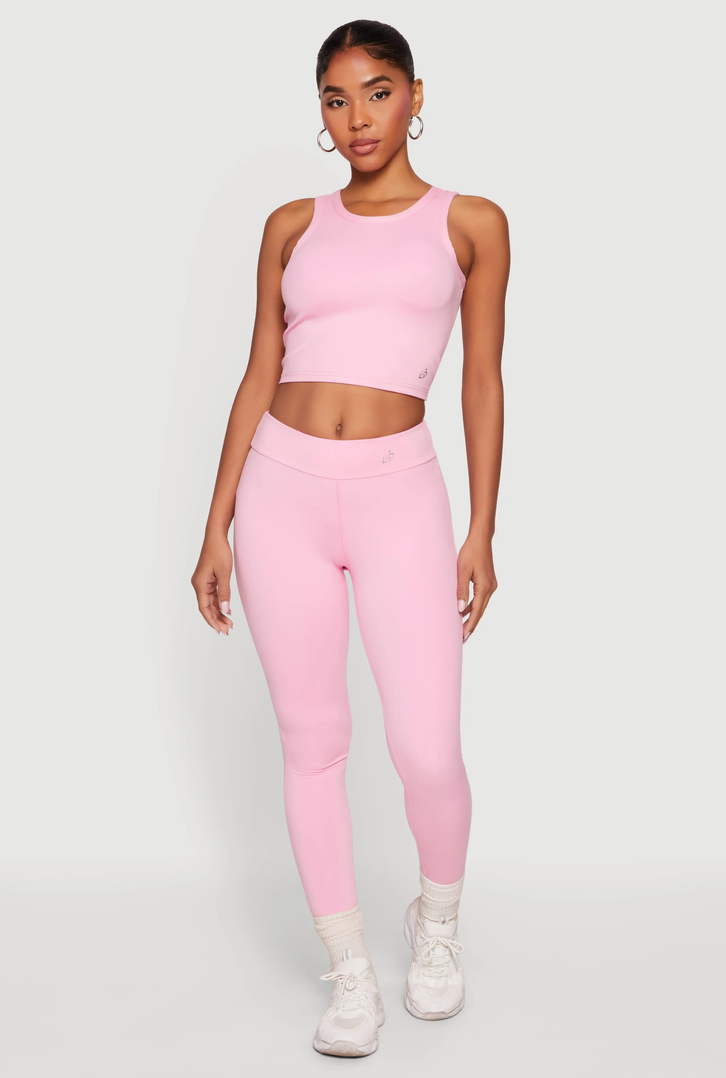 Mid Rise Solid Leggings sold by Rainbow