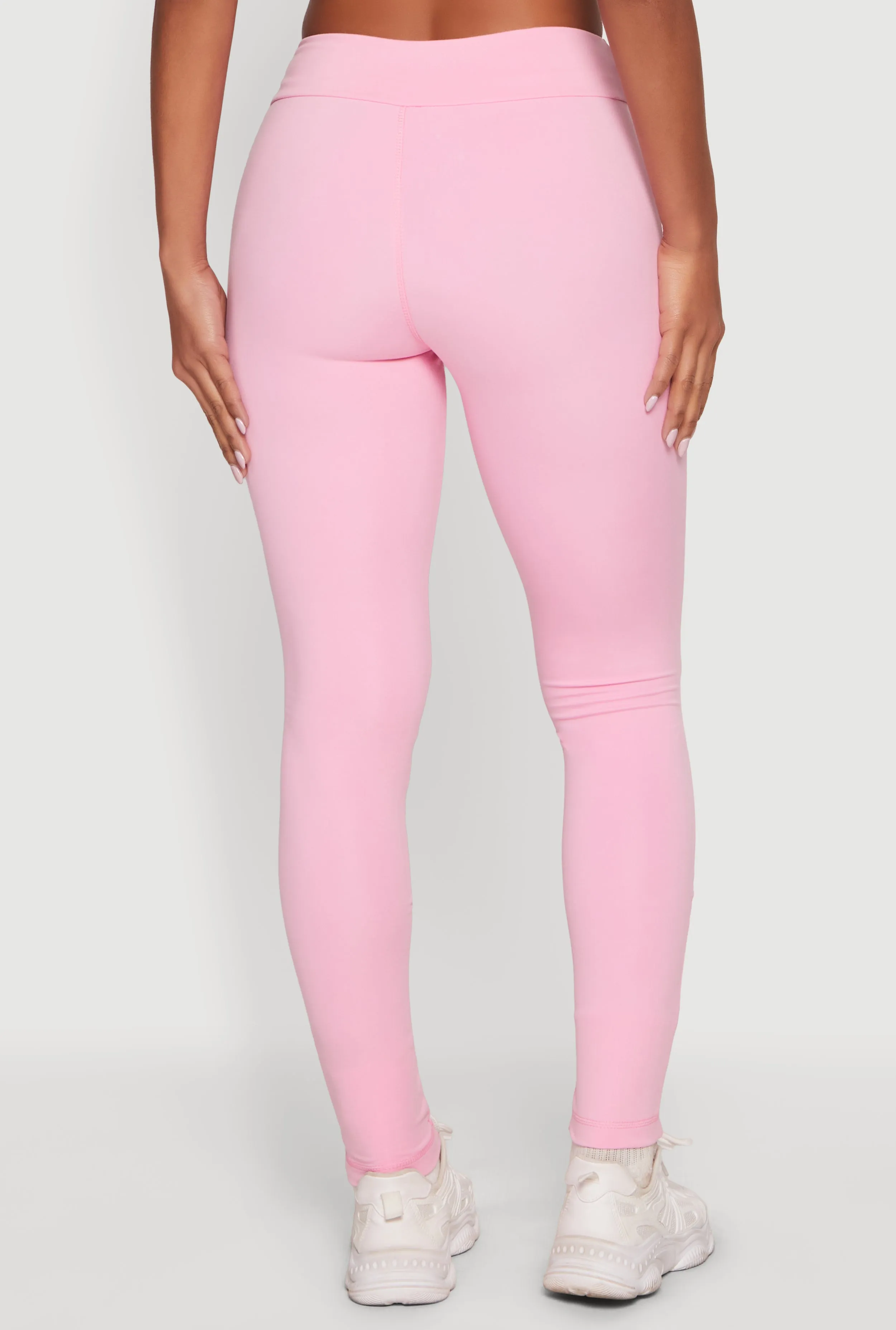 Mid Rise Solid Leggings sold by Rainbow product image thumbnail 5