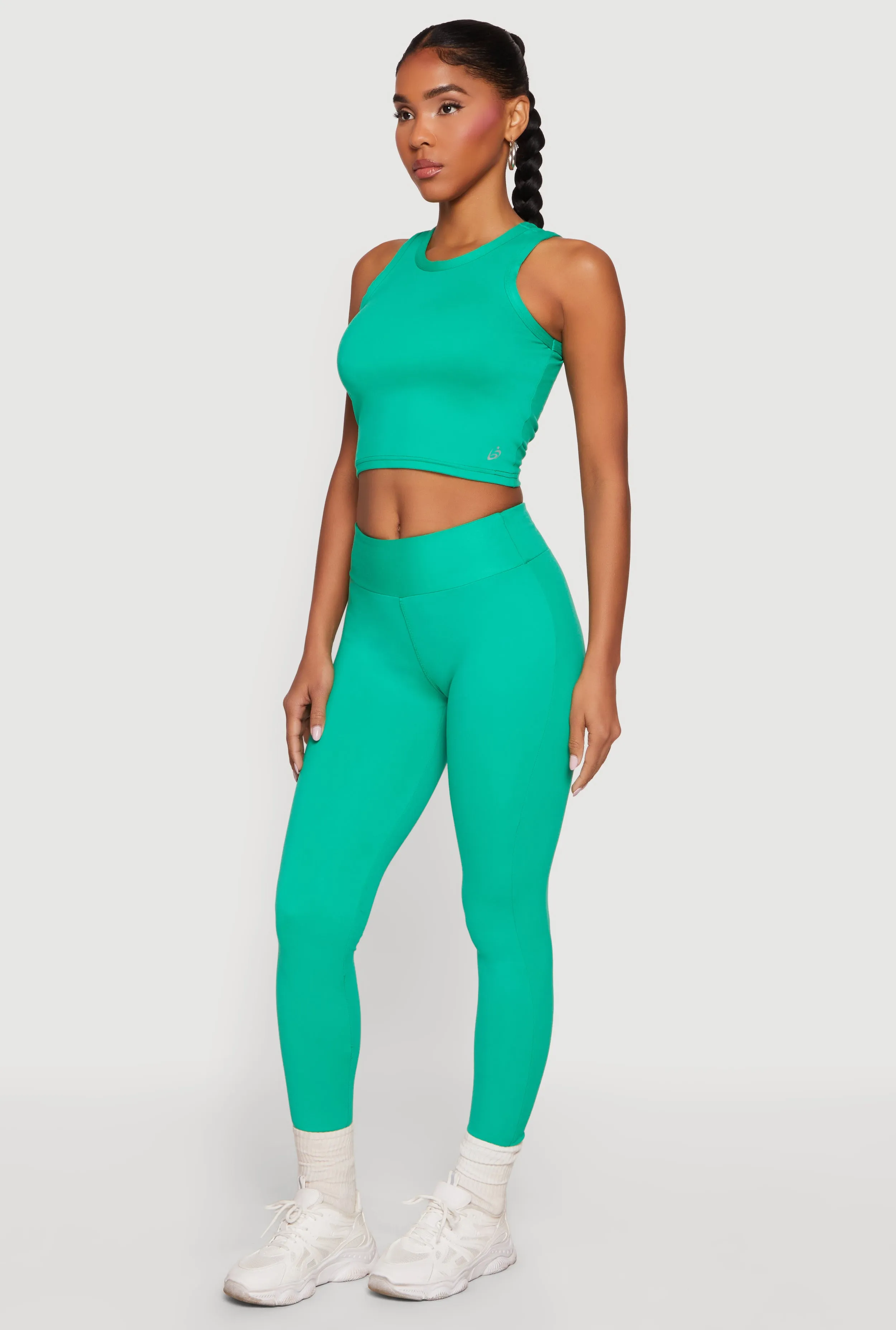 Mid Rise Solid Leggings sold by Rainbow product image thumbnail 2