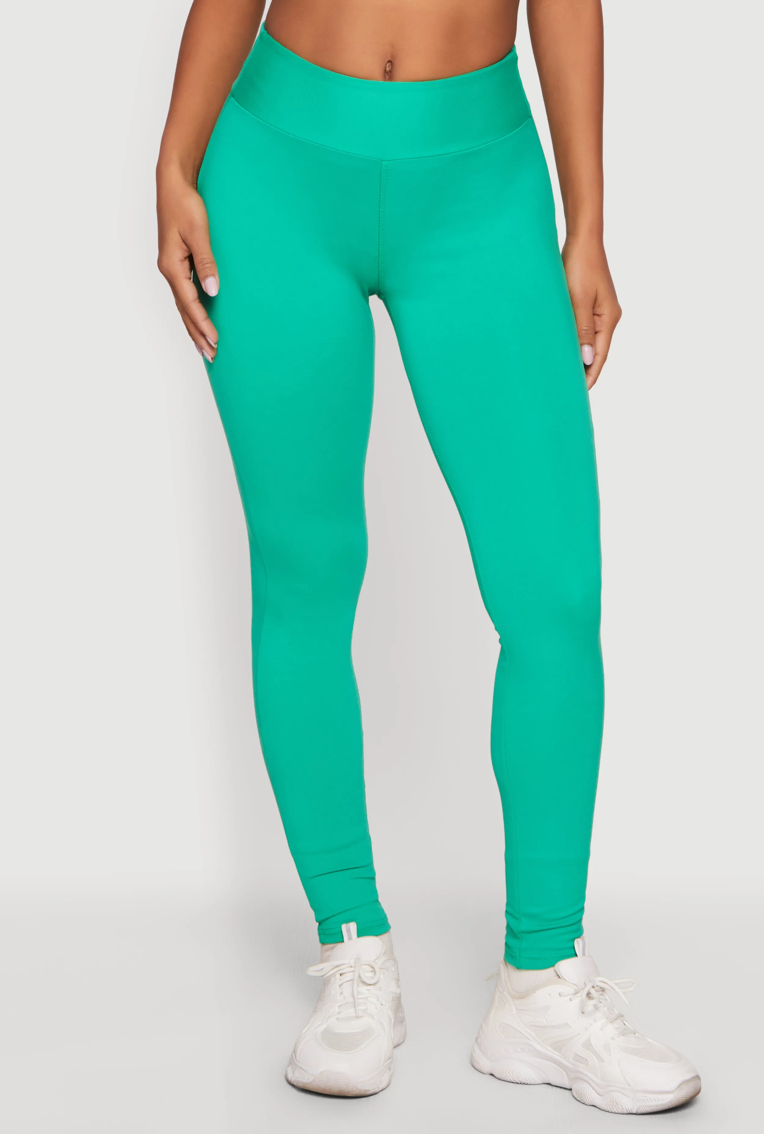 Mid Rise Solid Leggings sold by Rainbow product image thumbnail 3