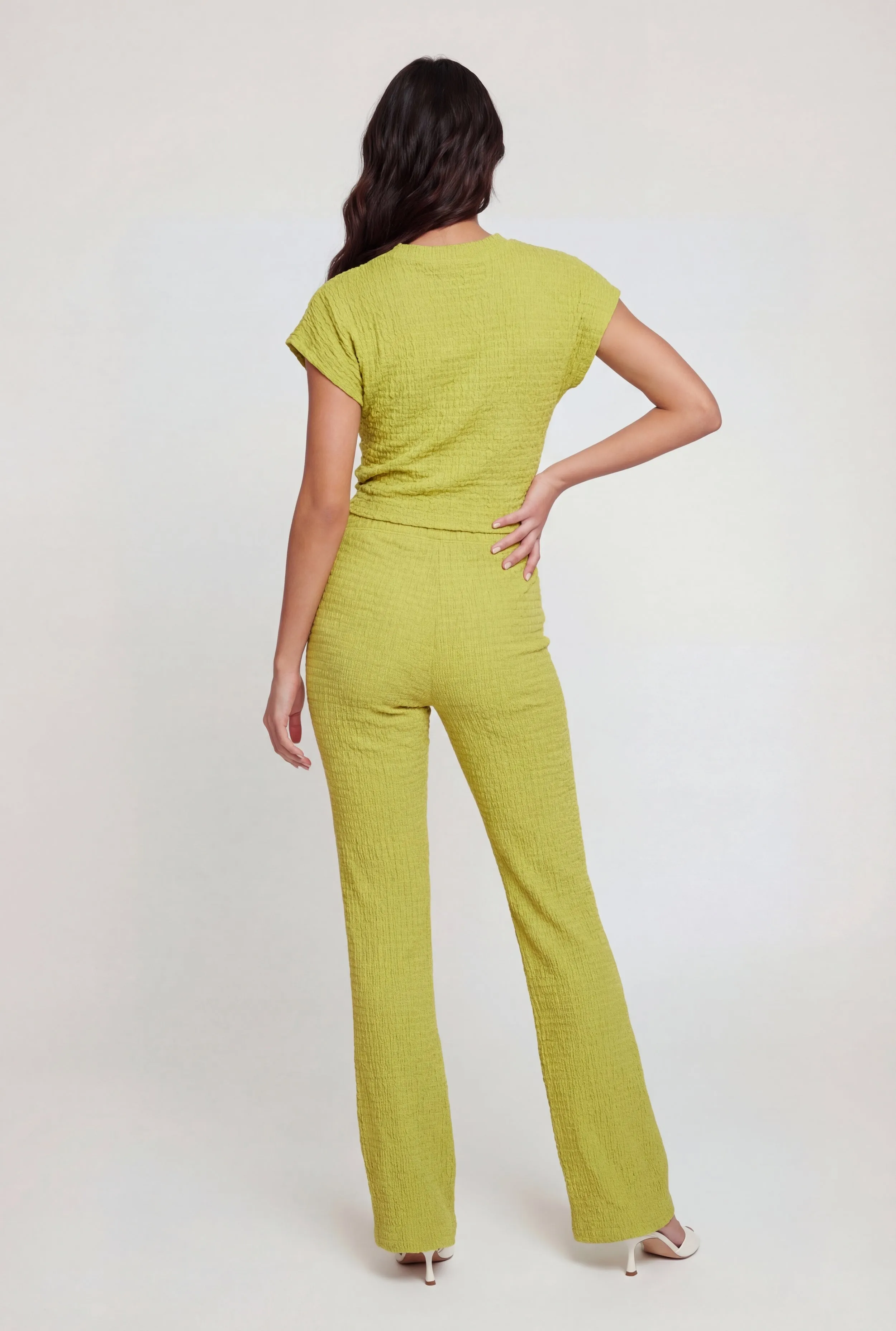 Textured Knit Straight Leg Casual Pants sold by Rainbow product image thumbnail 5