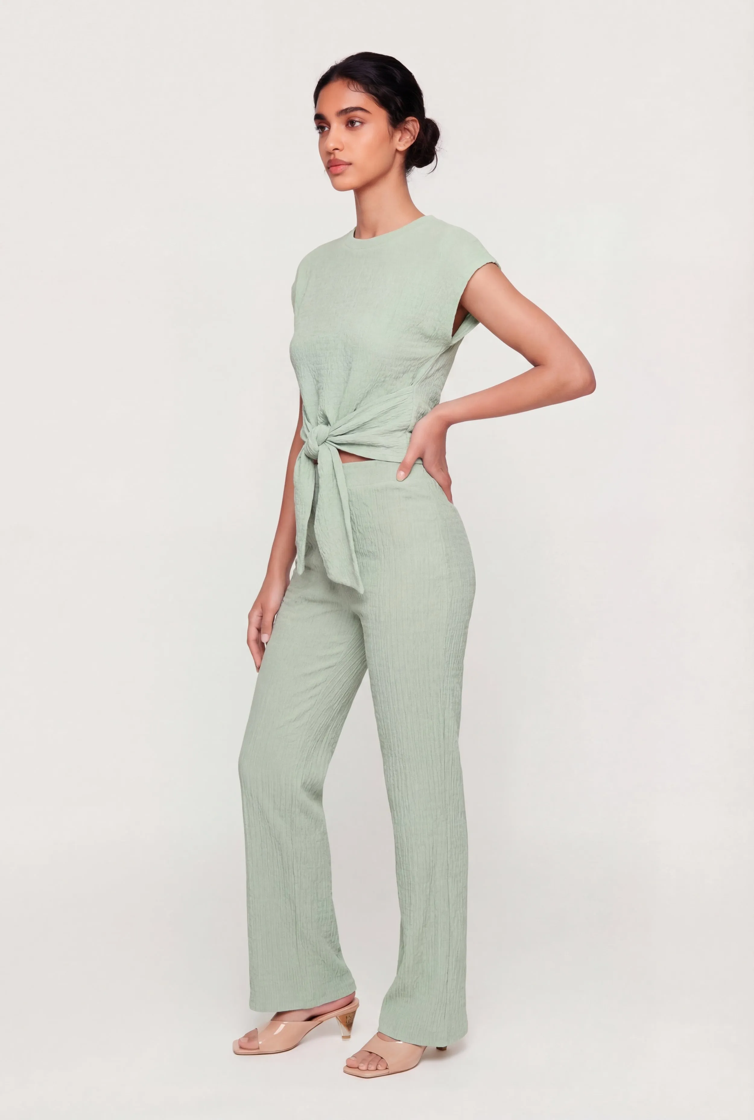 Textured Knit Straight Leg Casual Pants sold by Rainbow product image thumbnail 2