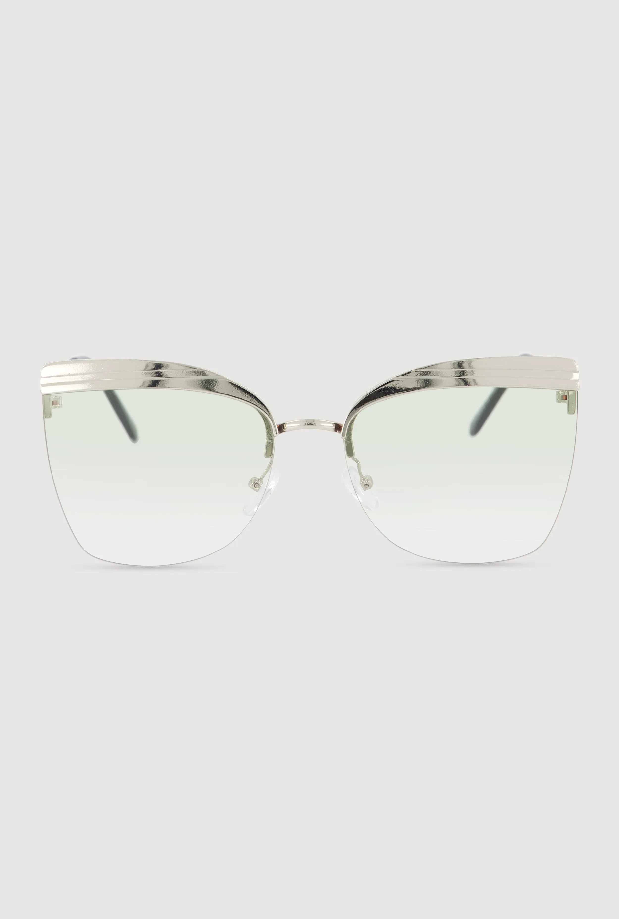 Metallic Browline Sunglasses sold by Rainbow