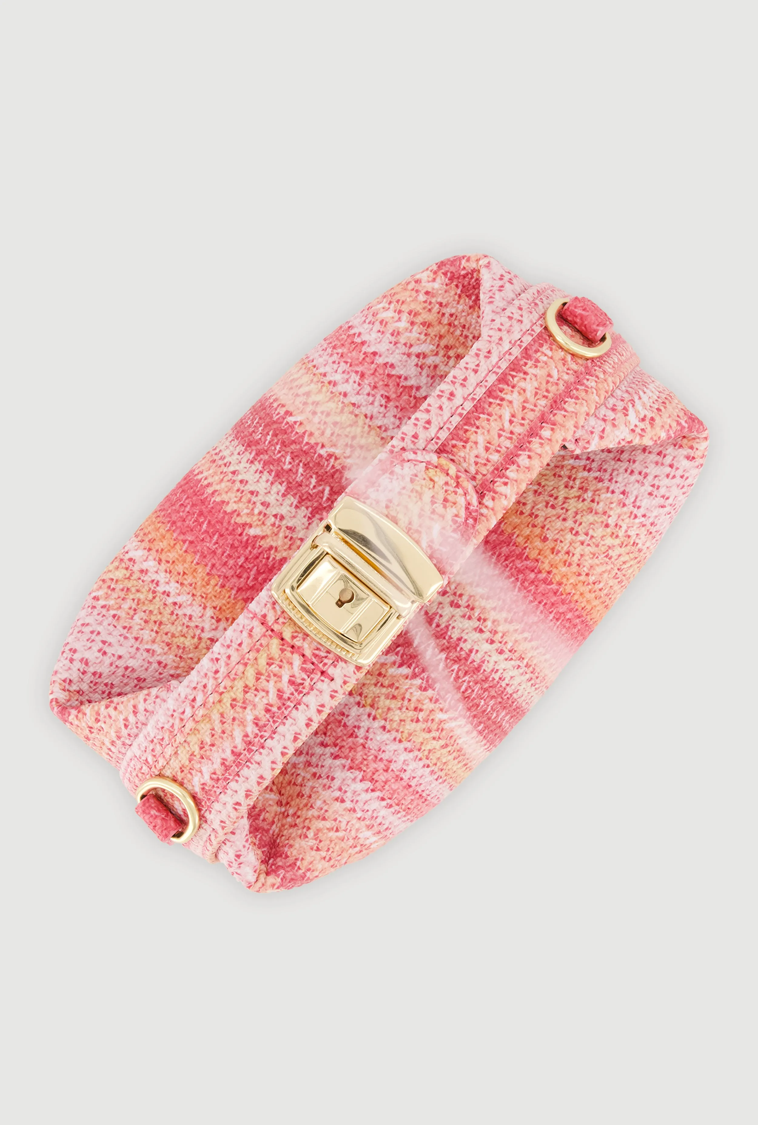 Striped Raffia Print Convertible Crossbody Bag sold by Rainbow product image thumbnail 4