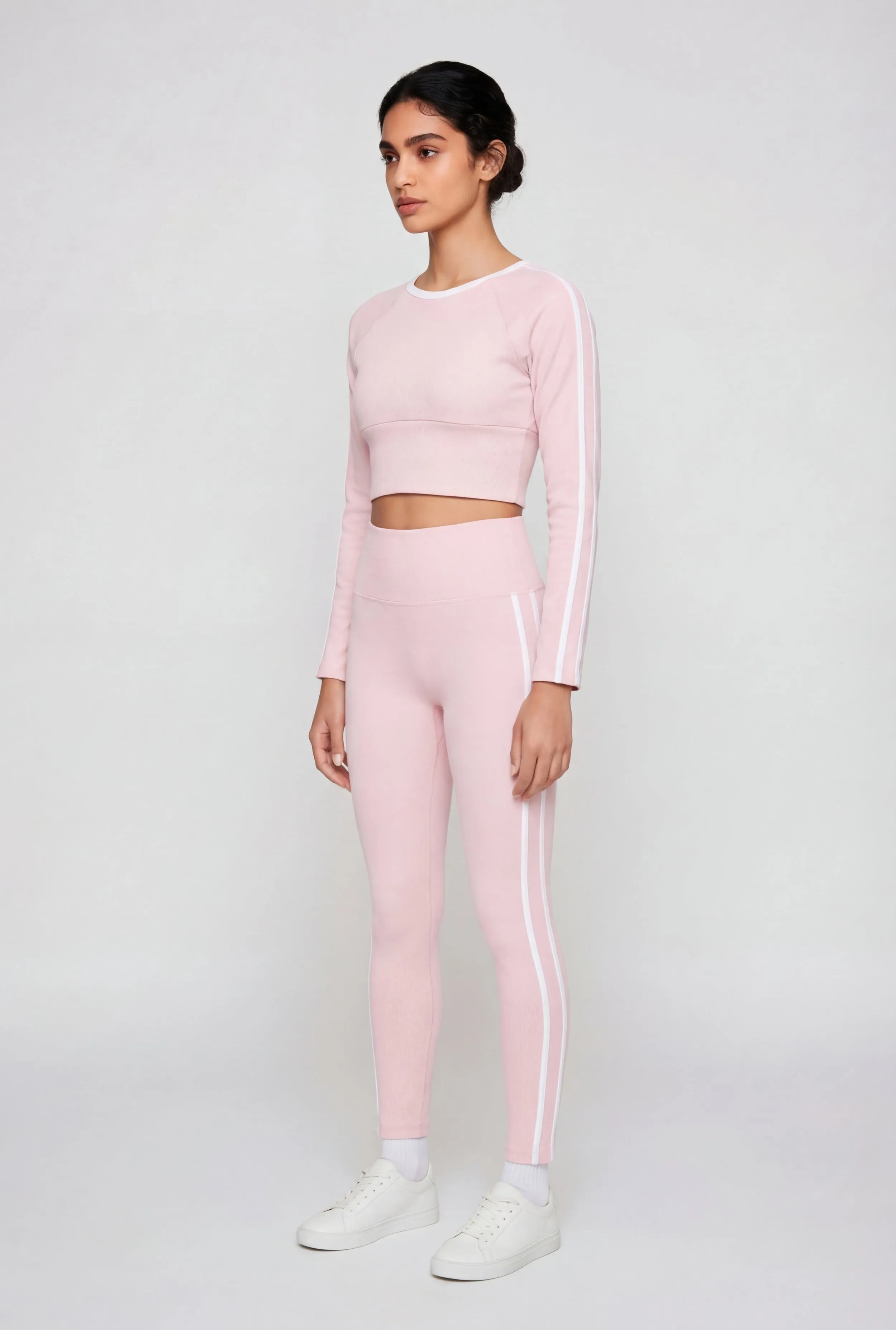 Varsity Stripe Side Seamless Leggings sold by Rainbow product image thumbnail 2