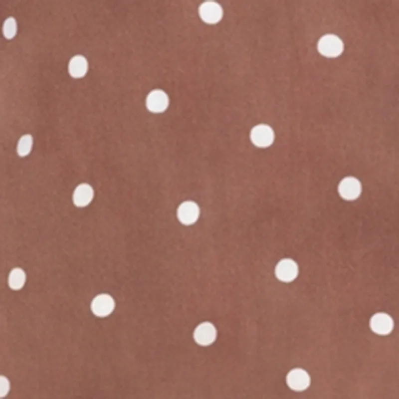 Polka Dot Satin Cropped Button Front Shirt sold by Rainbow product image thumbnail 4