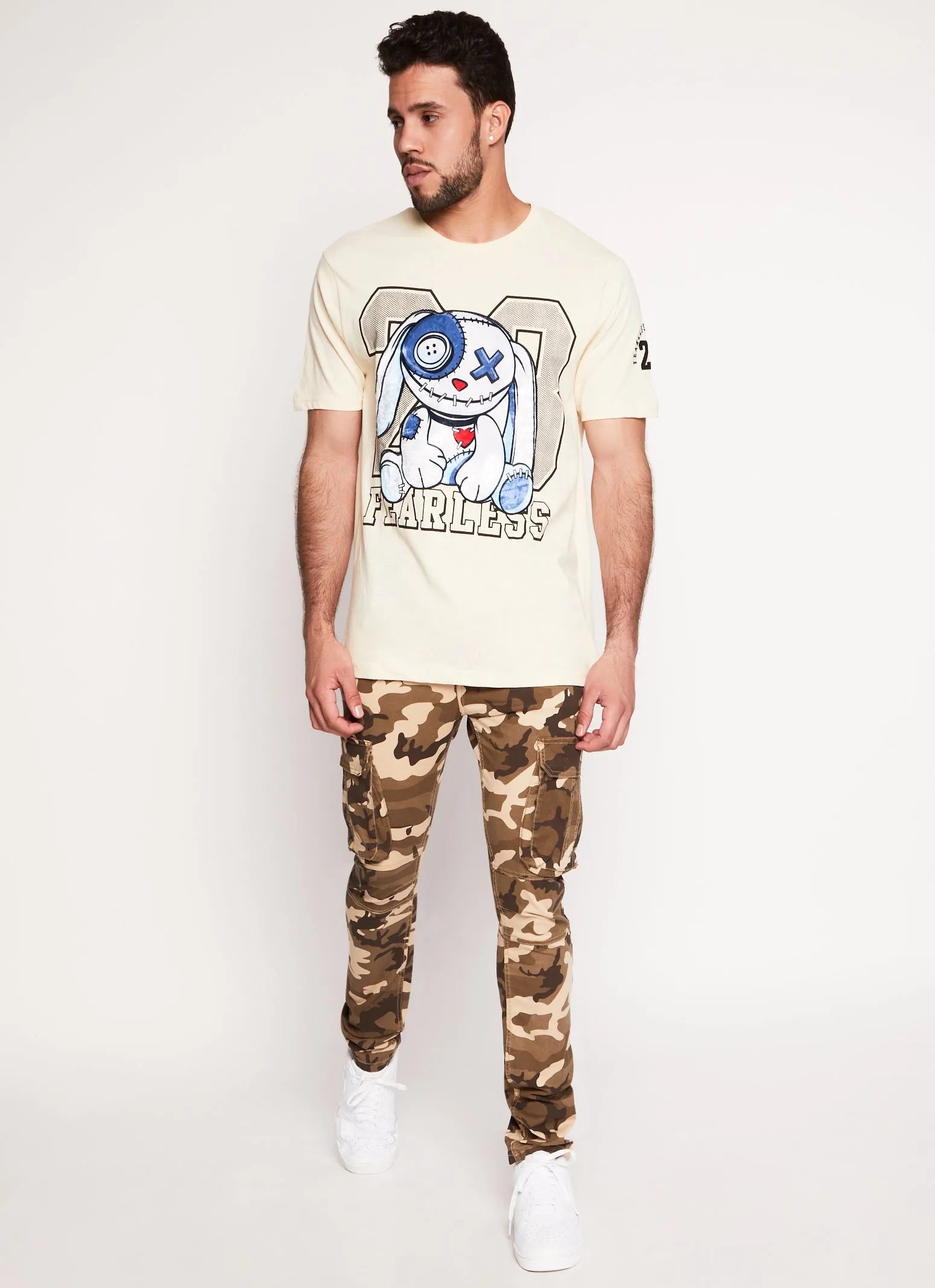 Mens Twill Camo Cargo Pants sold by Rainbow product image thumbnail 3