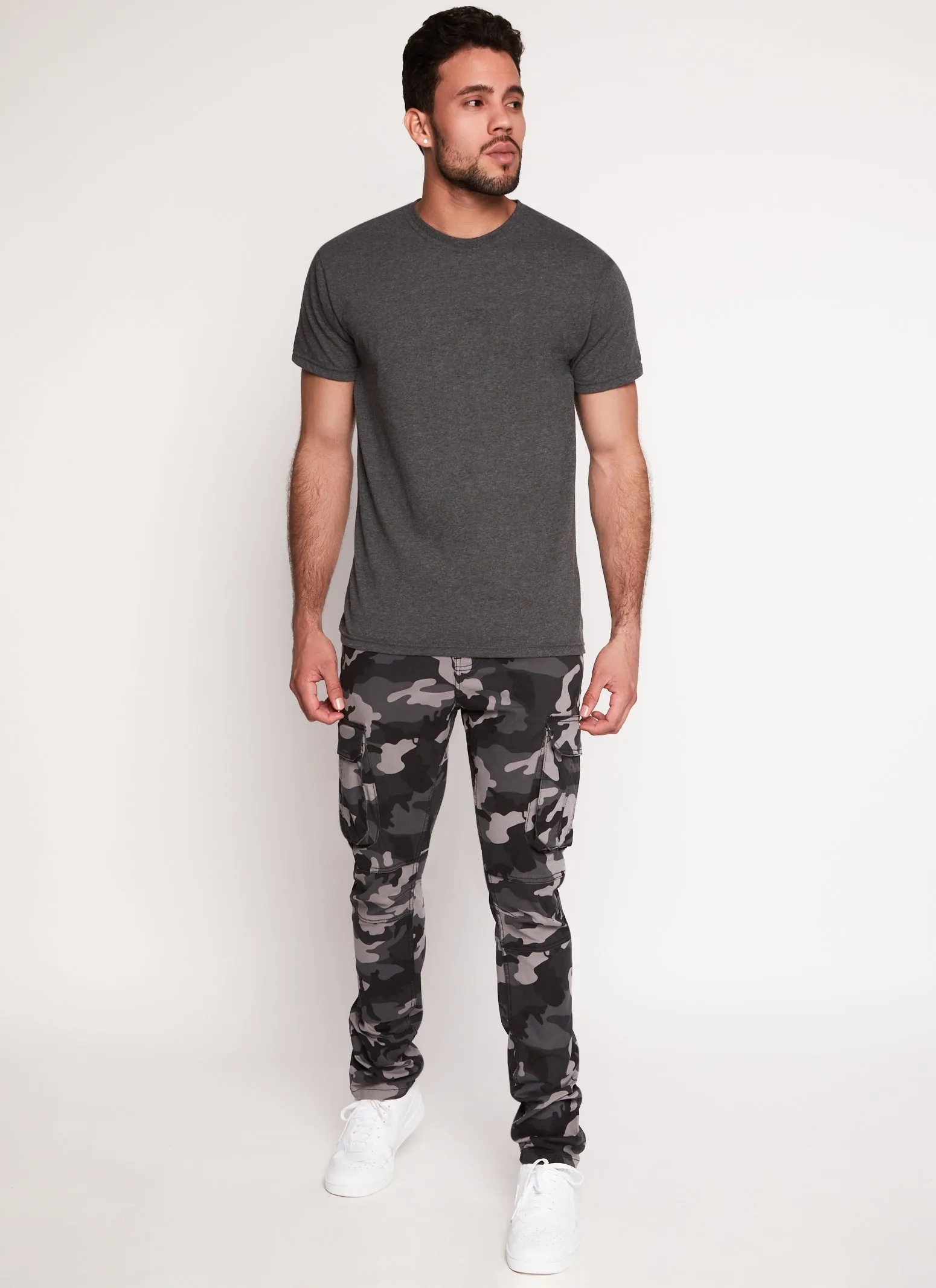 Mens Twill Camo Cargo Pants sold by Rainbow product image thumbnail 2