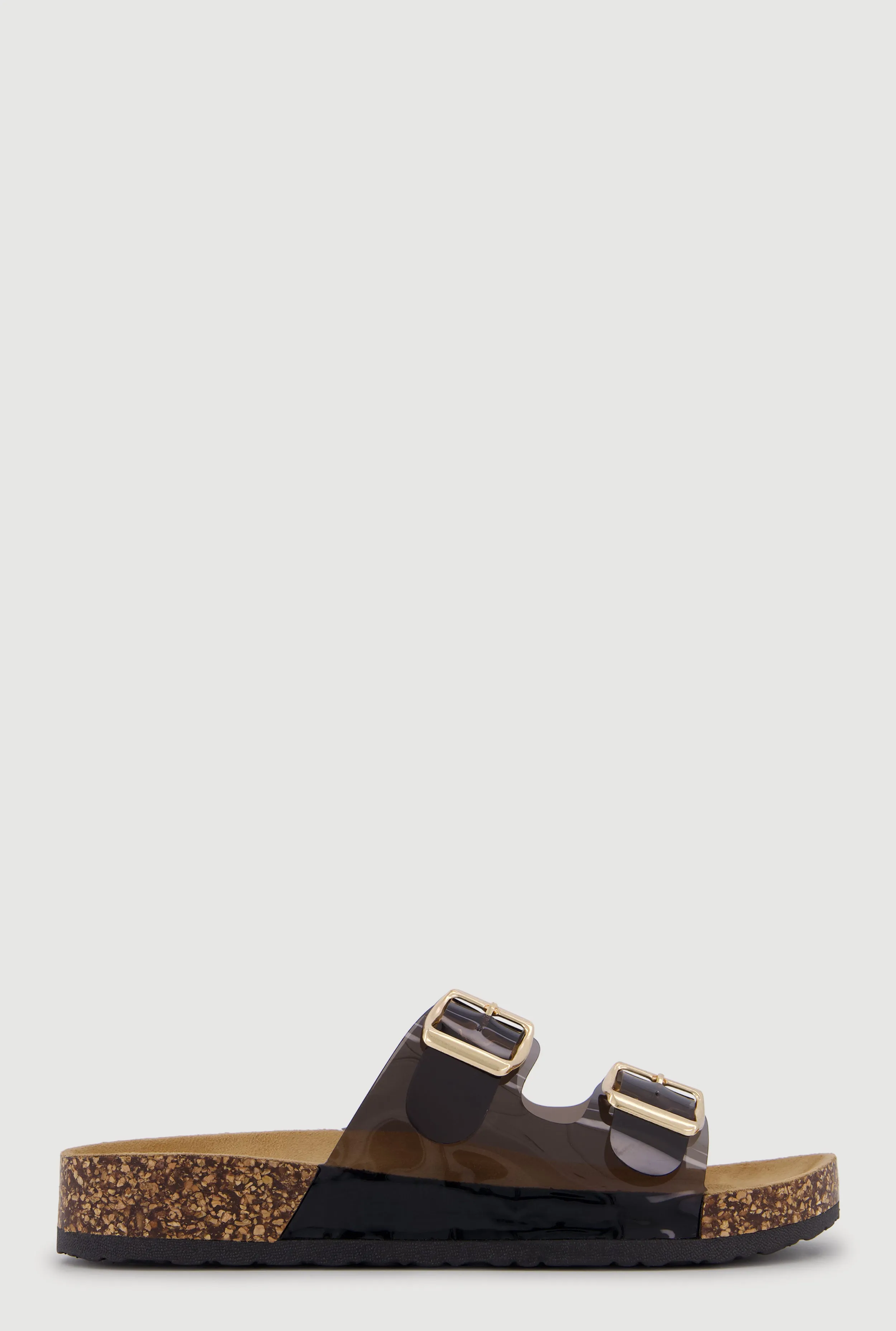 Double Buckle Band Footbed Sandals sold by Rainbow product image thumbnail 2