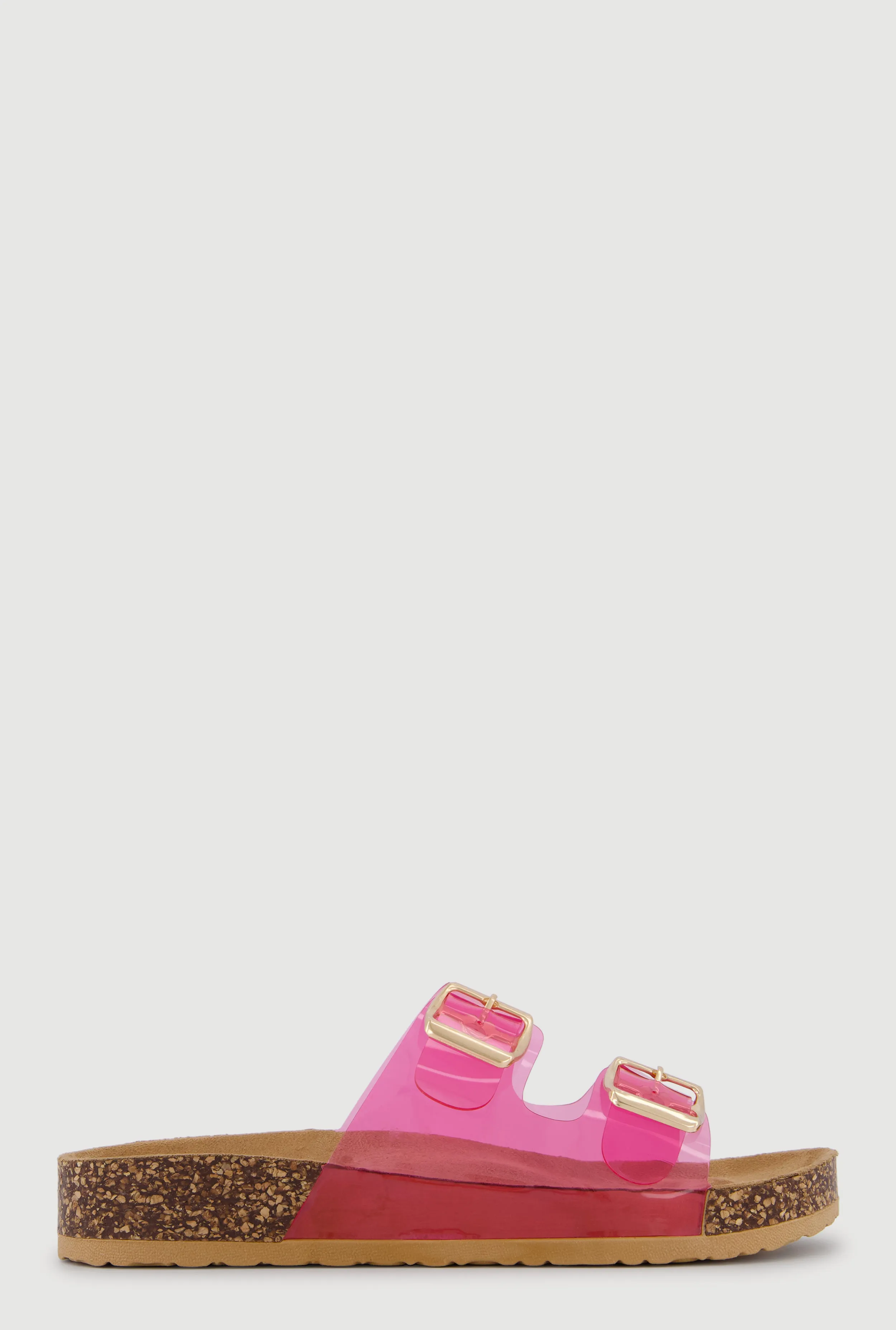 Double Buckle Band Footbed Sandals sold by Rainbow product image thumbnail 2