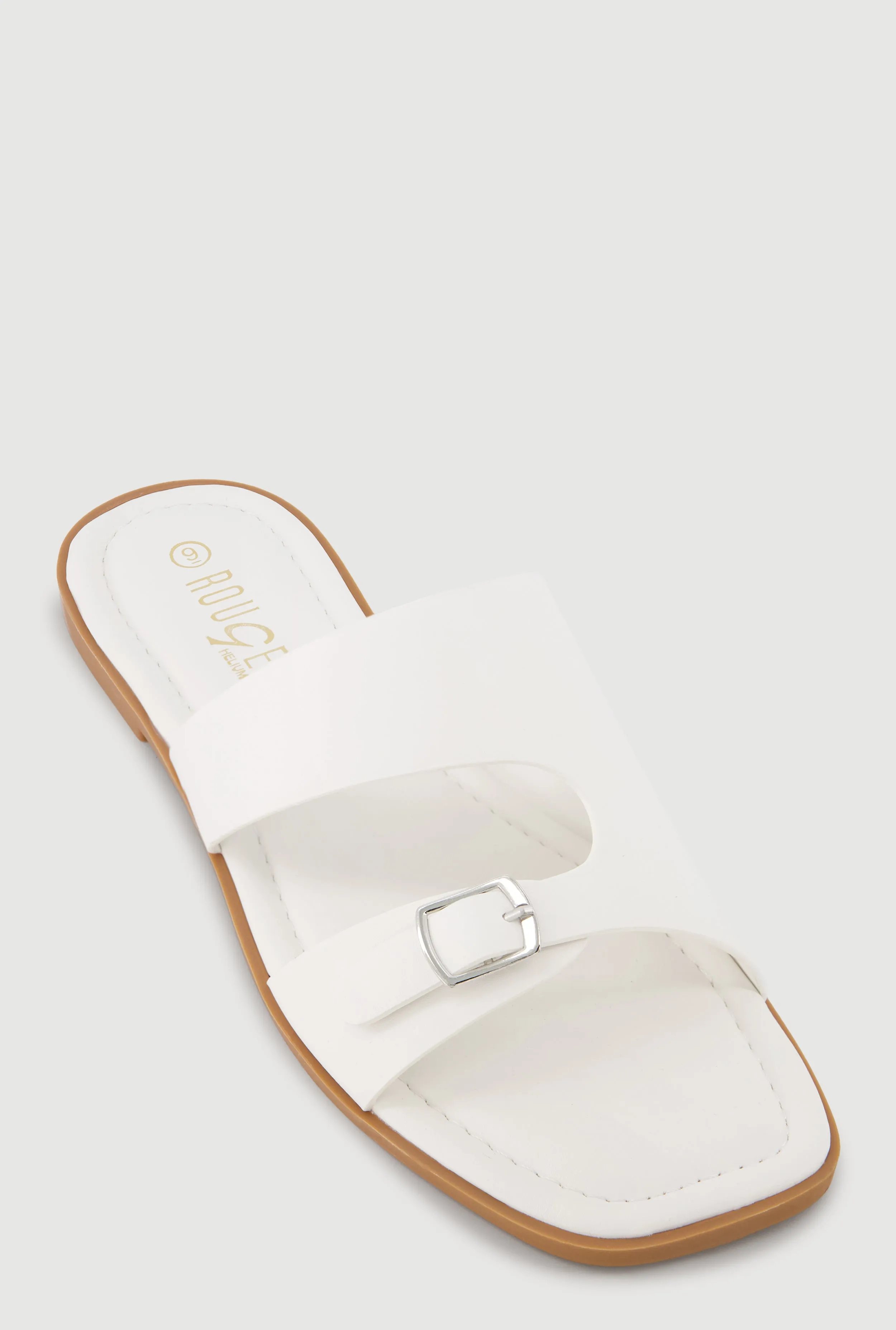 Cutout Detail Buckle Band Slide Sandals sold by Rainbow product image thumbnail 2