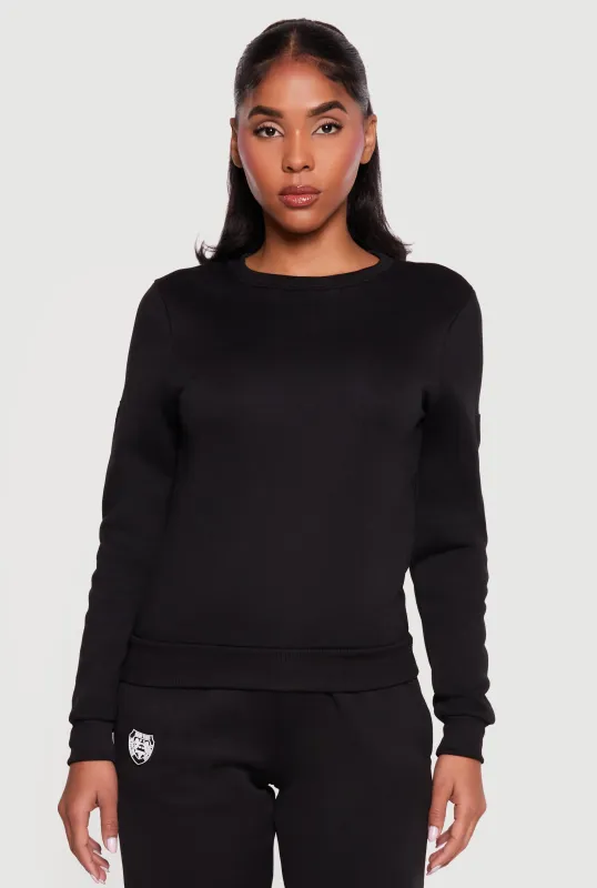 Brooklyn Fleece Crew Neck Pullover Sweatshirt made by Rainbow