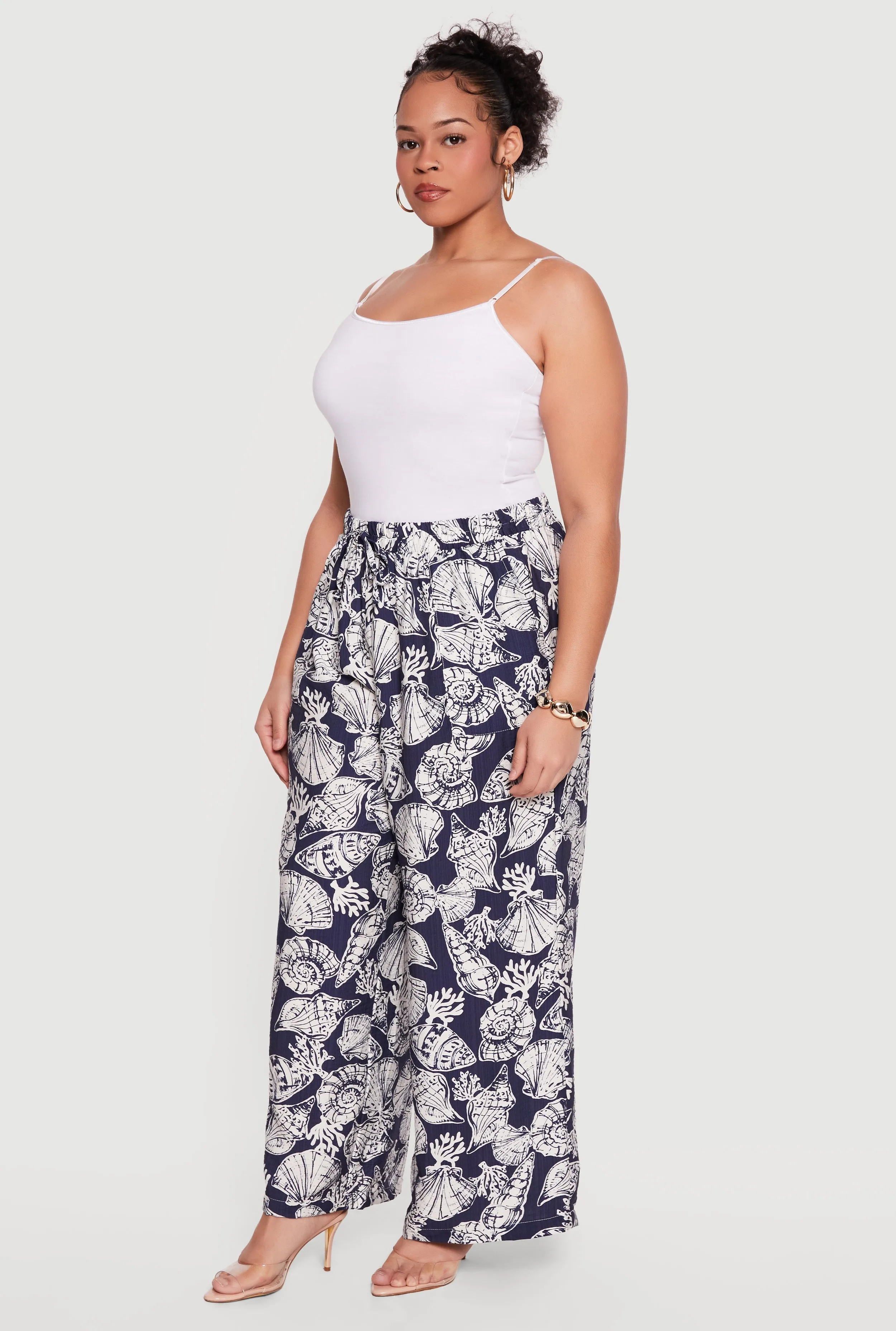 Plus Size Printed Pattern Palazzo Pants sold by Rainbow product image thumbnail 2