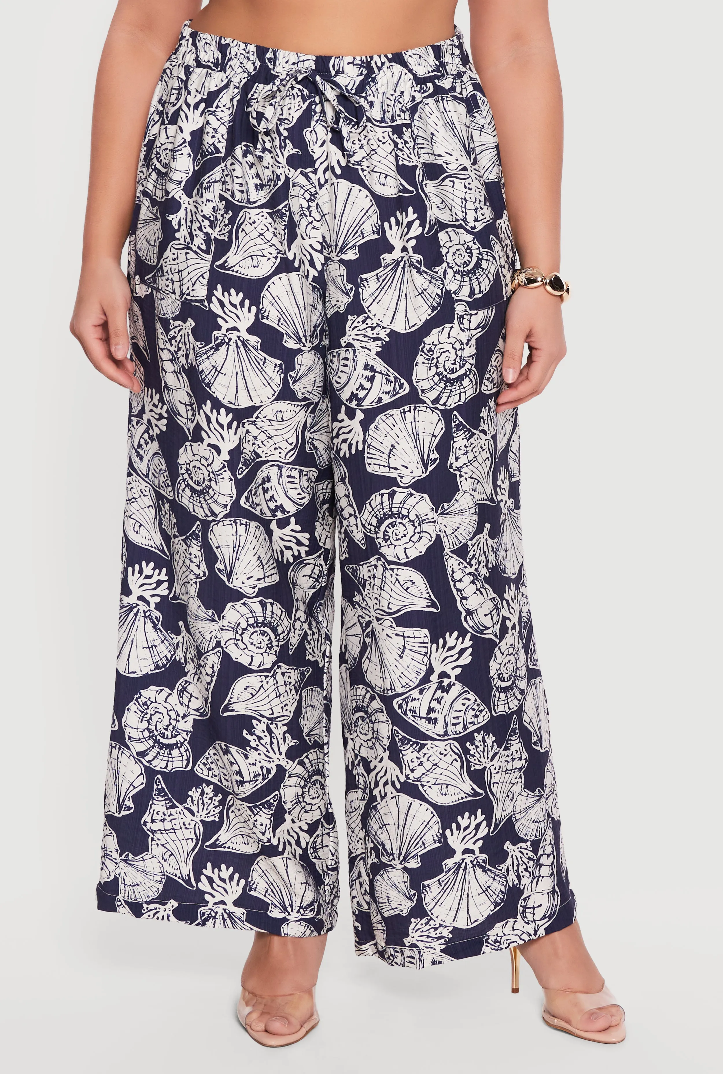 Plus Size Printed Pattern Palazzo Pants sold by Rainbow product image thumbnail 3