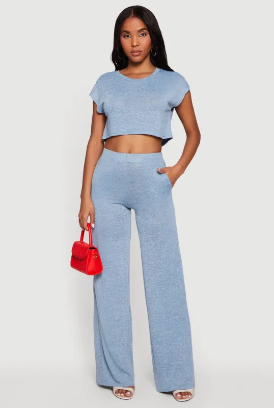 Brushed Knit Pull On Pants made by Daisy