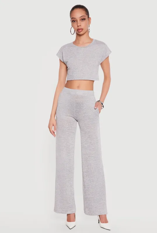 Brushed Knit Pull On Pants made by Daisy