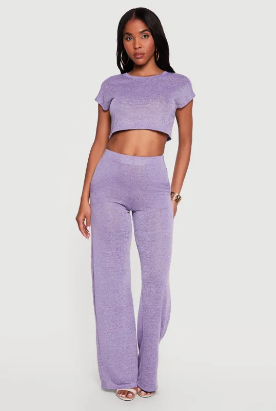 Brushed Knit Pull On Pants made by Daisy