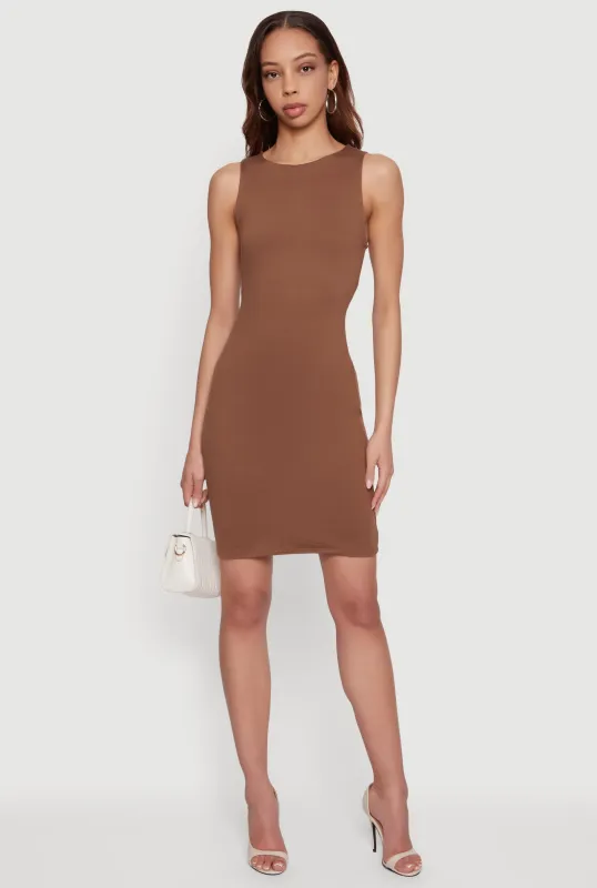 Sleeveless Bodycon Mini Dress made by Ambiance