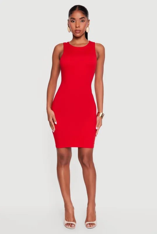 Sleeveless Bodycon Mini Dress made by Ambiance