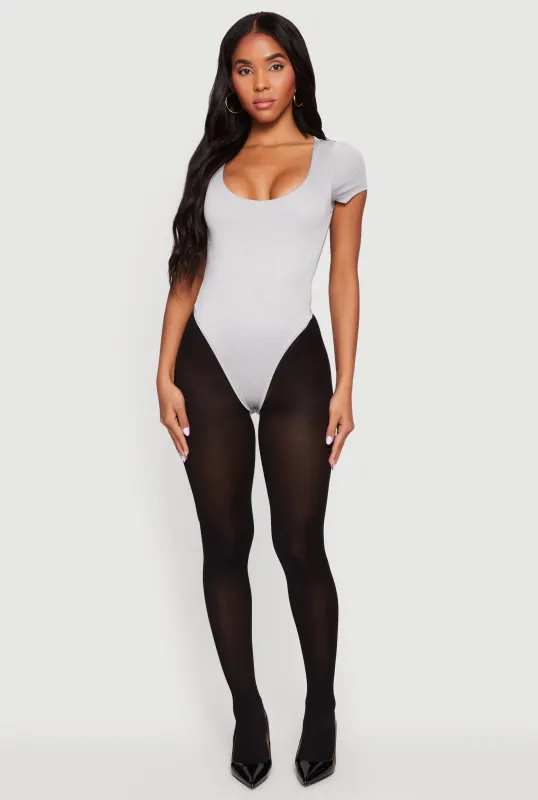 Short Sleeve Scoop Neck Bodysuit made by Daisy