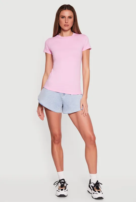 Short Sleeve Crew Neck Tee made by Rainbow