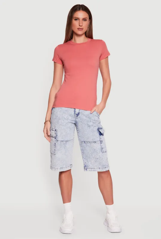 Short Sleeve Crew Neck Tee made by Rainbow